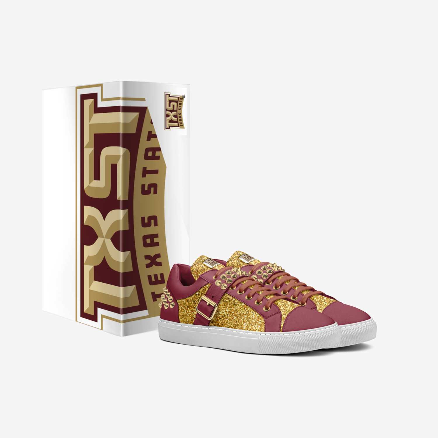 TXST custom made in Italy shoes by Deon Washington | Box view