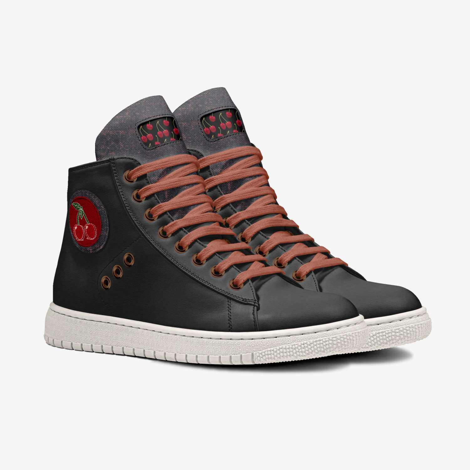 Sweet Terpenes custom made in Italy shoes by Heather Stanley | Double view