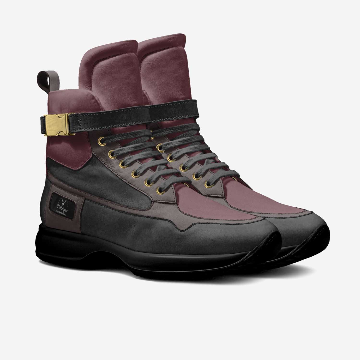T'Reignz custom made in Italy shoes by Dawn Piercy | Double view