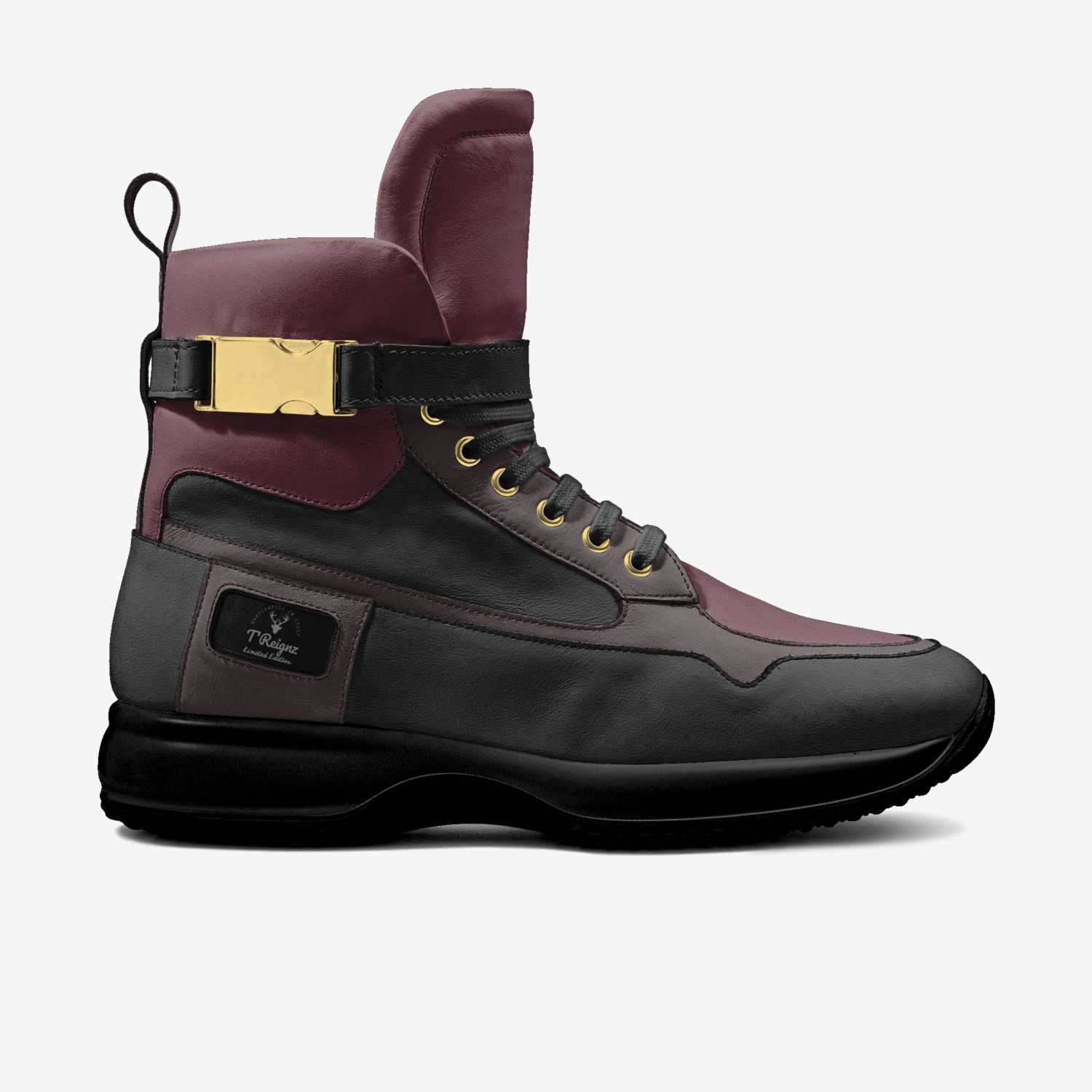T'Reignz custom made in Italy shoes by Dawn Piercy | Side view