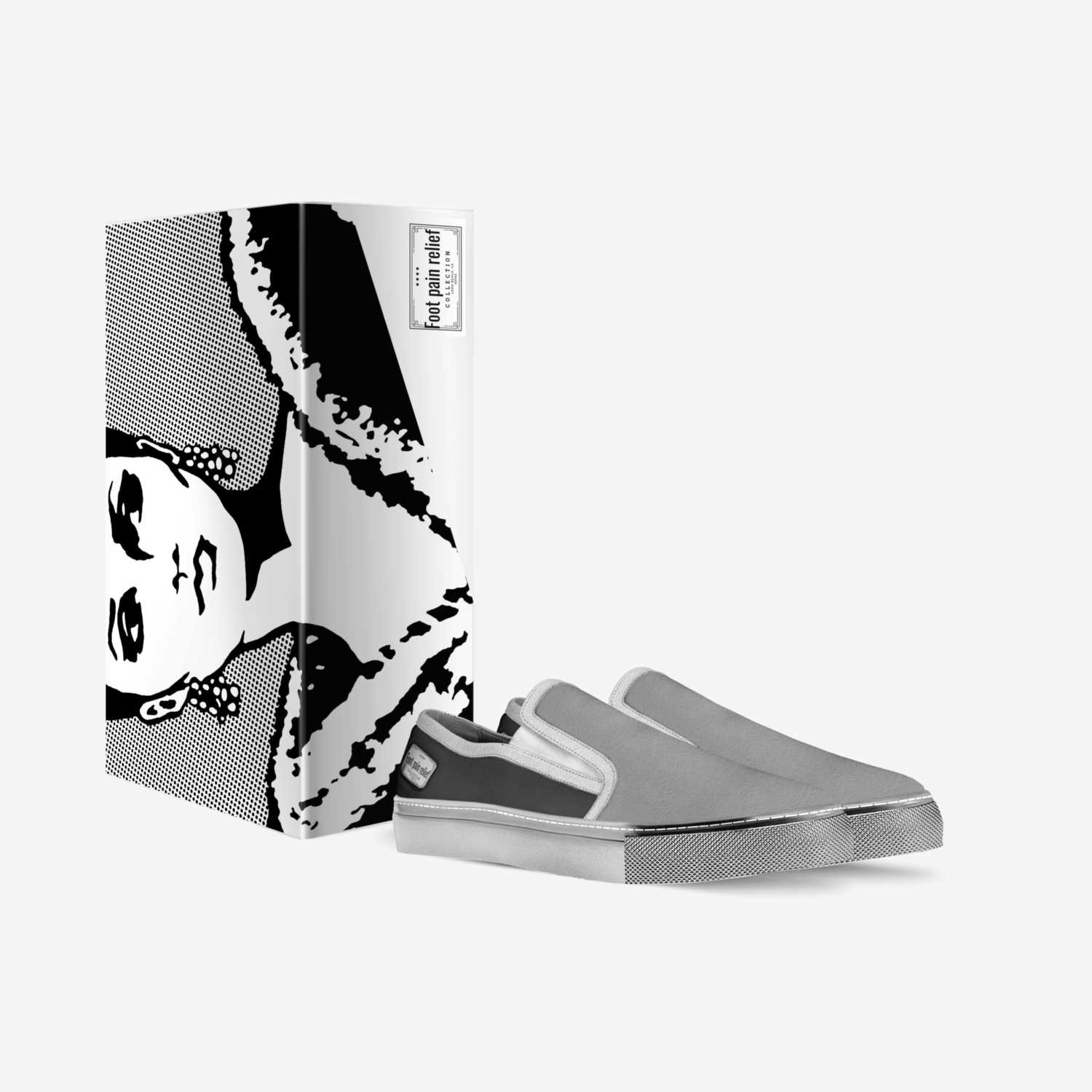 Foot pain relief  custom made in Italy shoes by Henrietta Golden | Box view