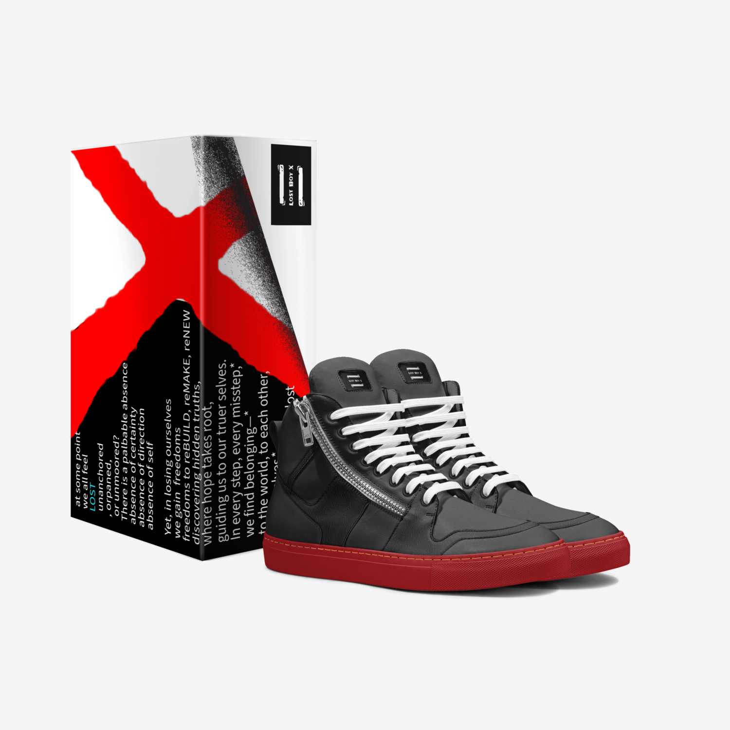 Lost Boy X custom made in Italy shoes by Wil Powers (ennis) | Box view