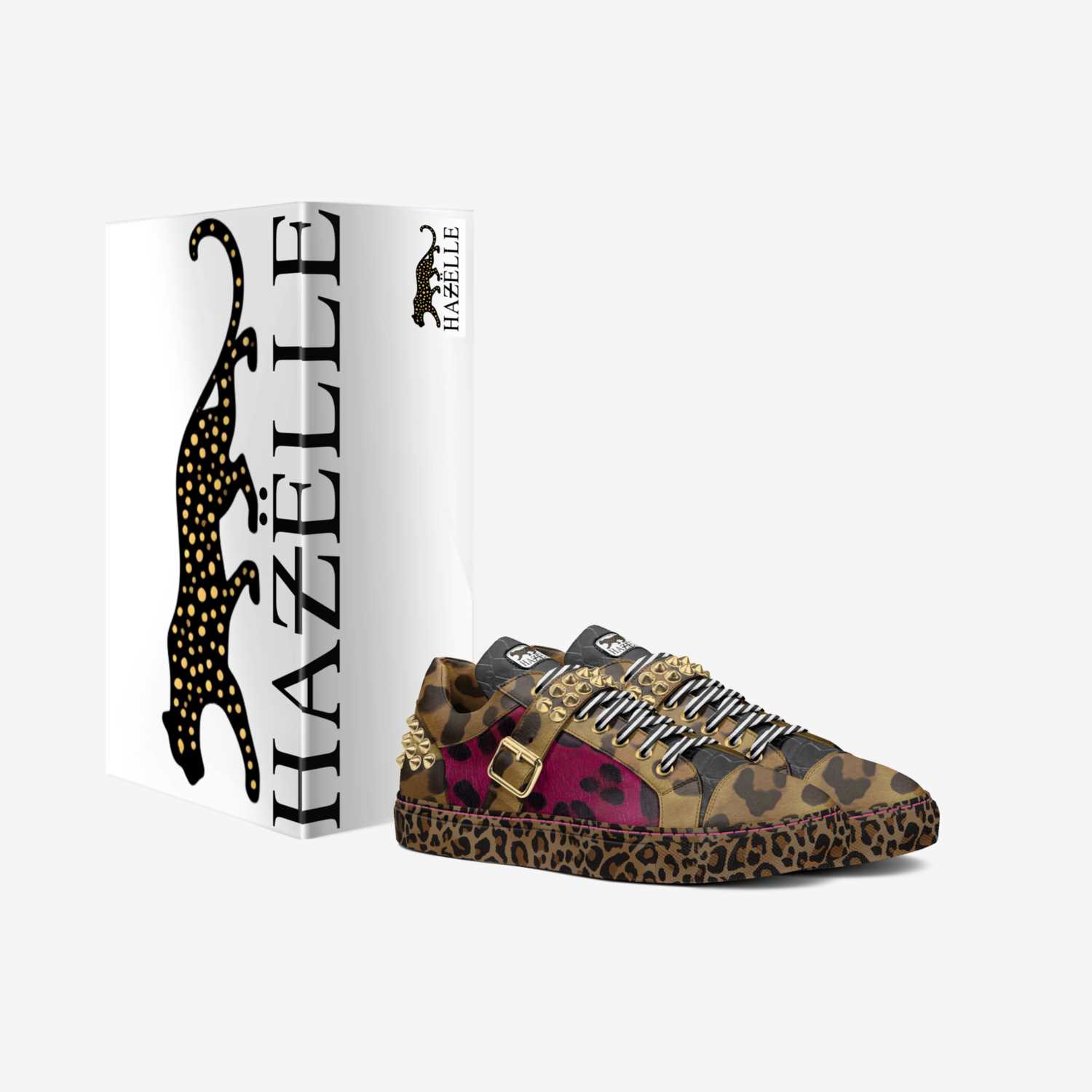 HAZELLE GLD custom made in Italy shoes by Heidi Forster | Box view