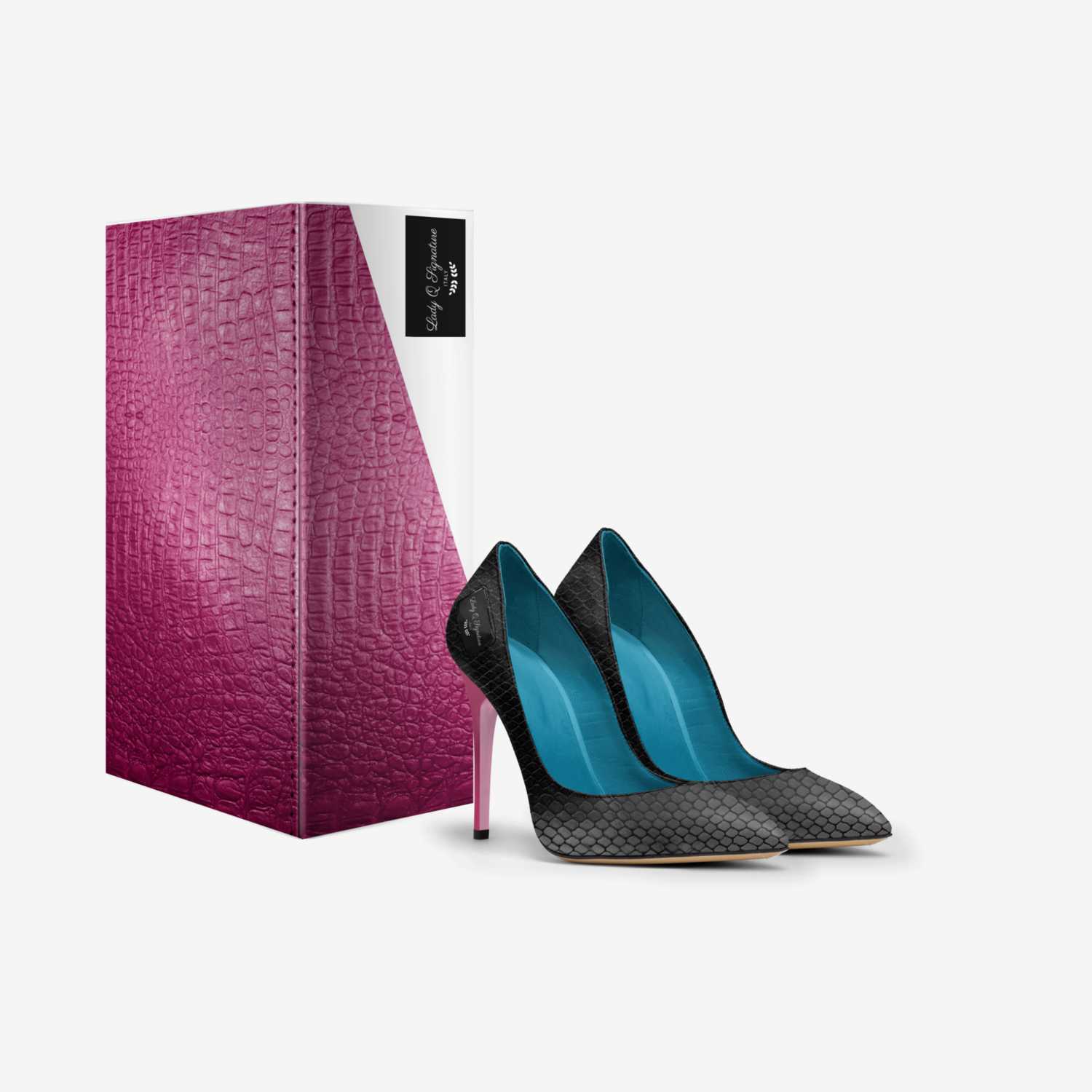 Leading Lady  custom made in Italy shoes by Laquinta Blaylock | Box view