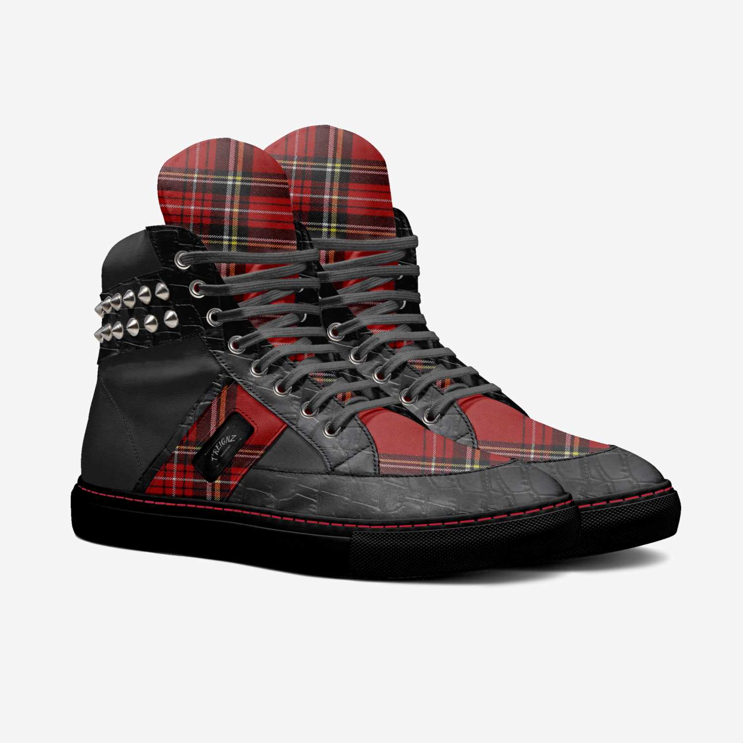 T'Reignz  custom made in Italy shoes by Dawn Piercy | Double view