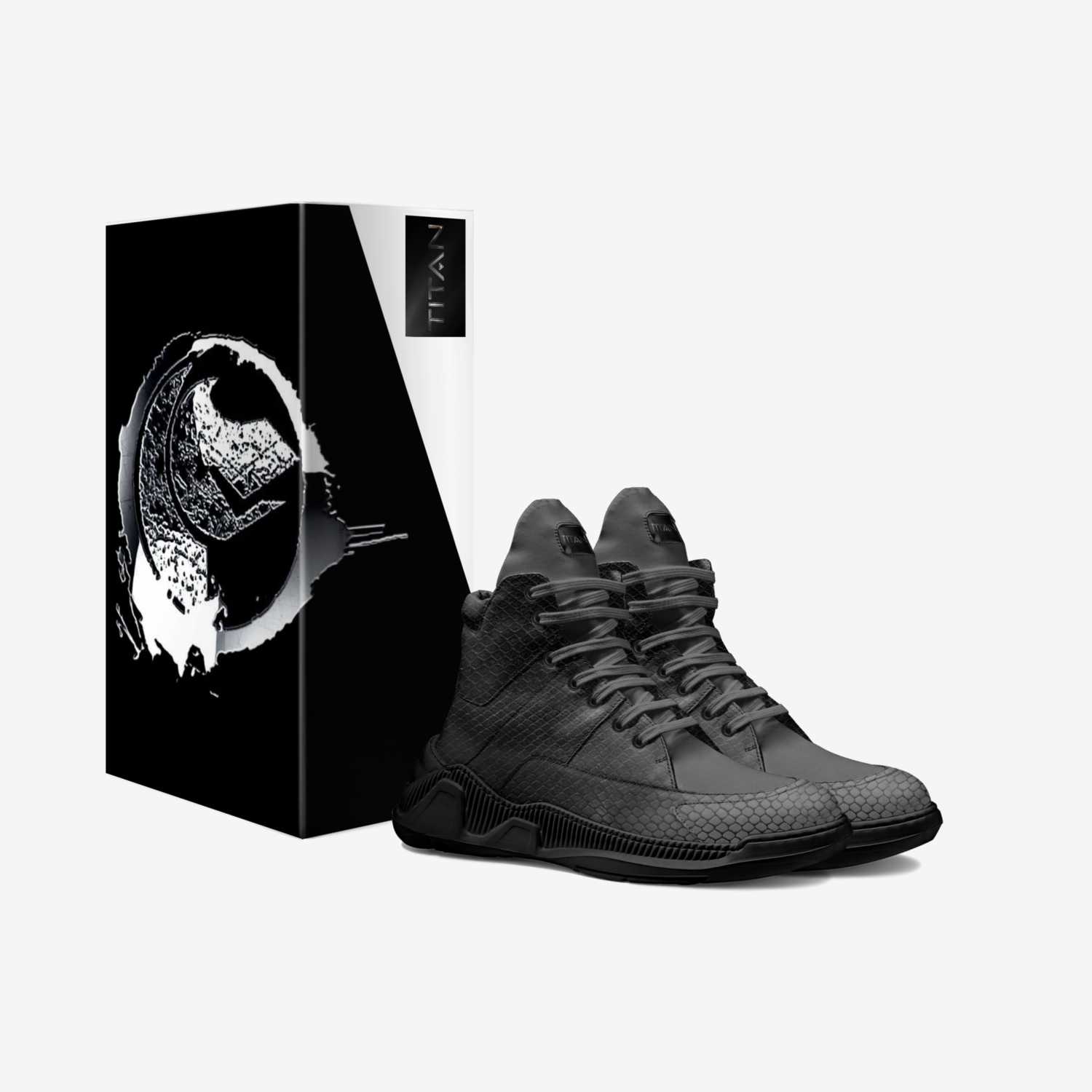 Titan x BlackLabel custom made in Italy shoes by Harley Wyldekat | Box view