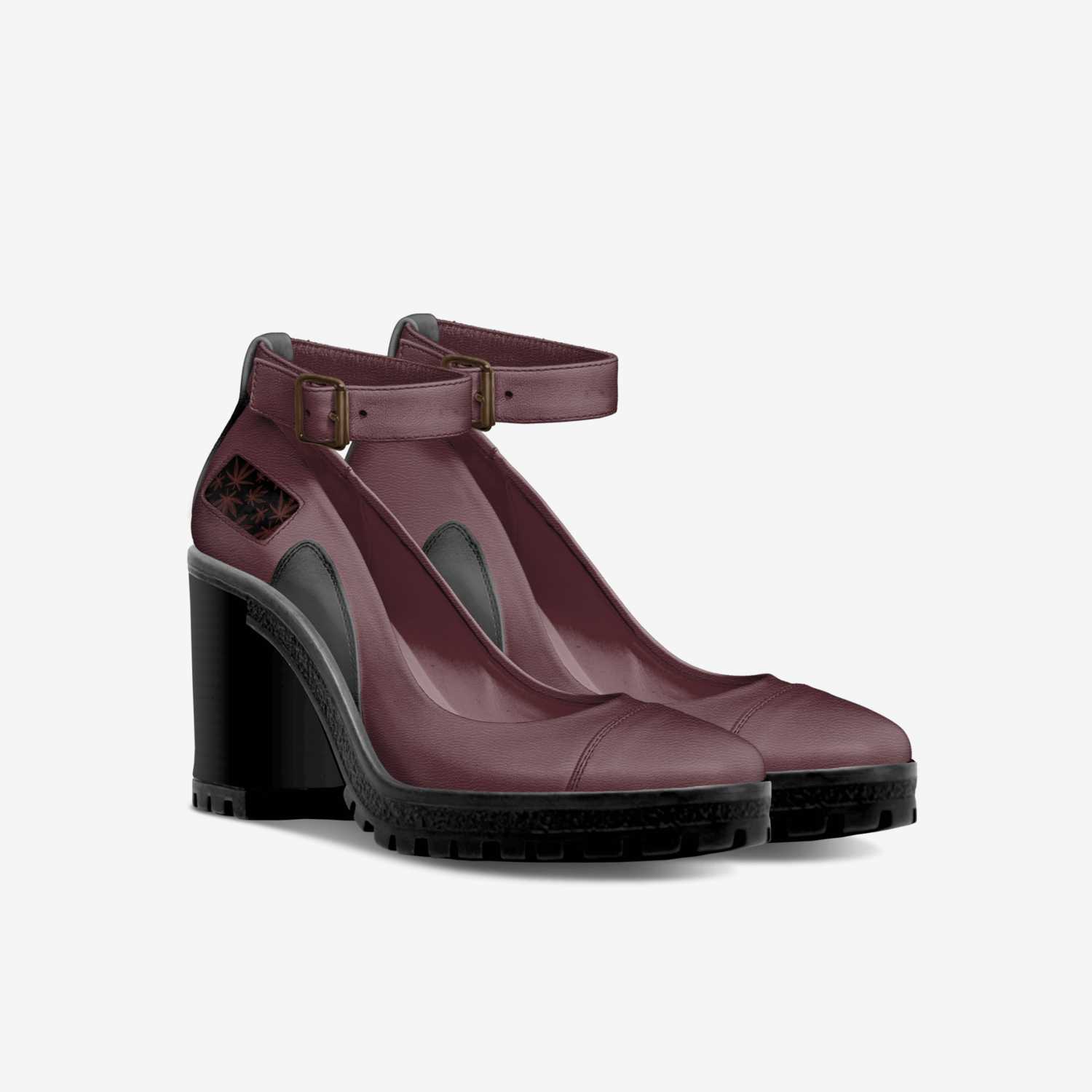 Sweet Terpenes custom made in Italy shoes by Heather Stanley | Double view