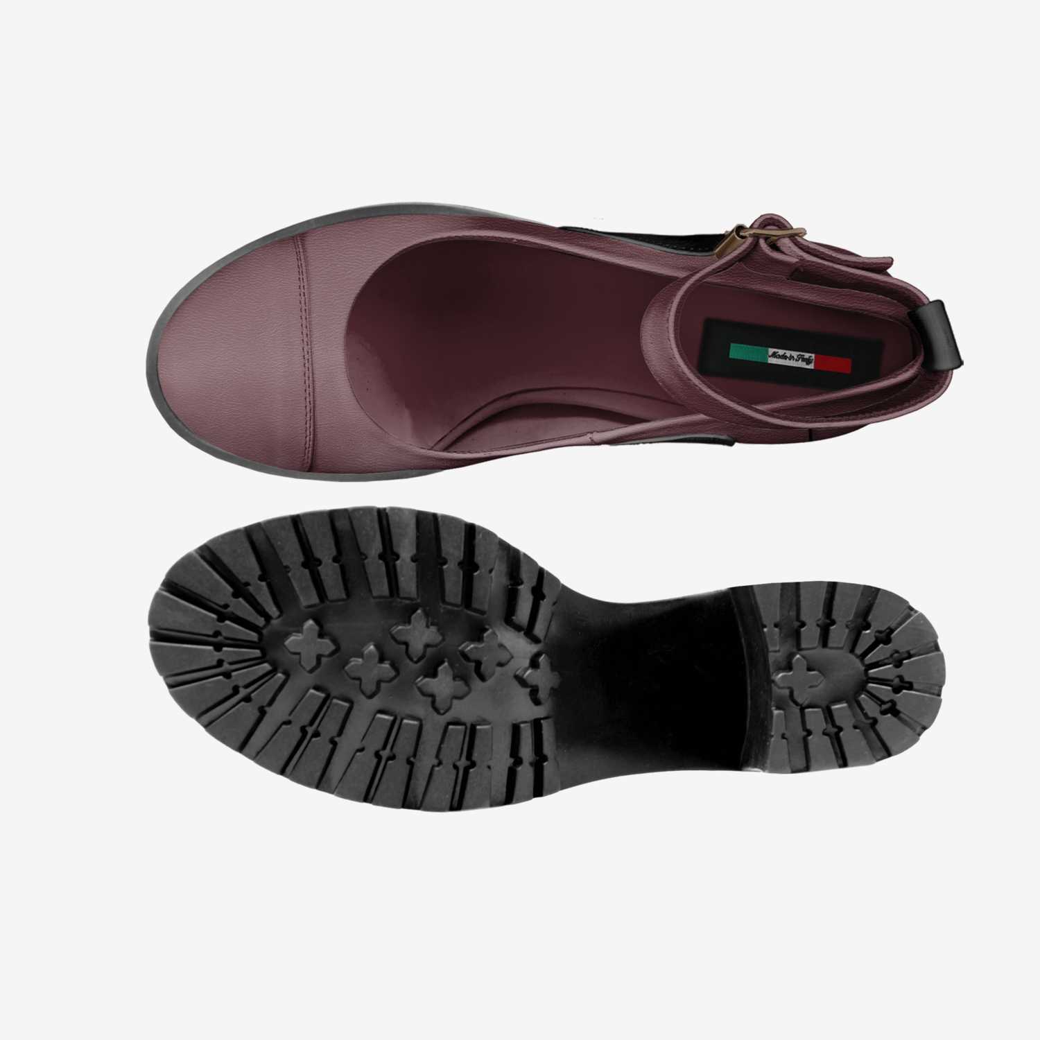 Sweet Terpenes custom made in Italy shoes by Heather Stanley | Top view