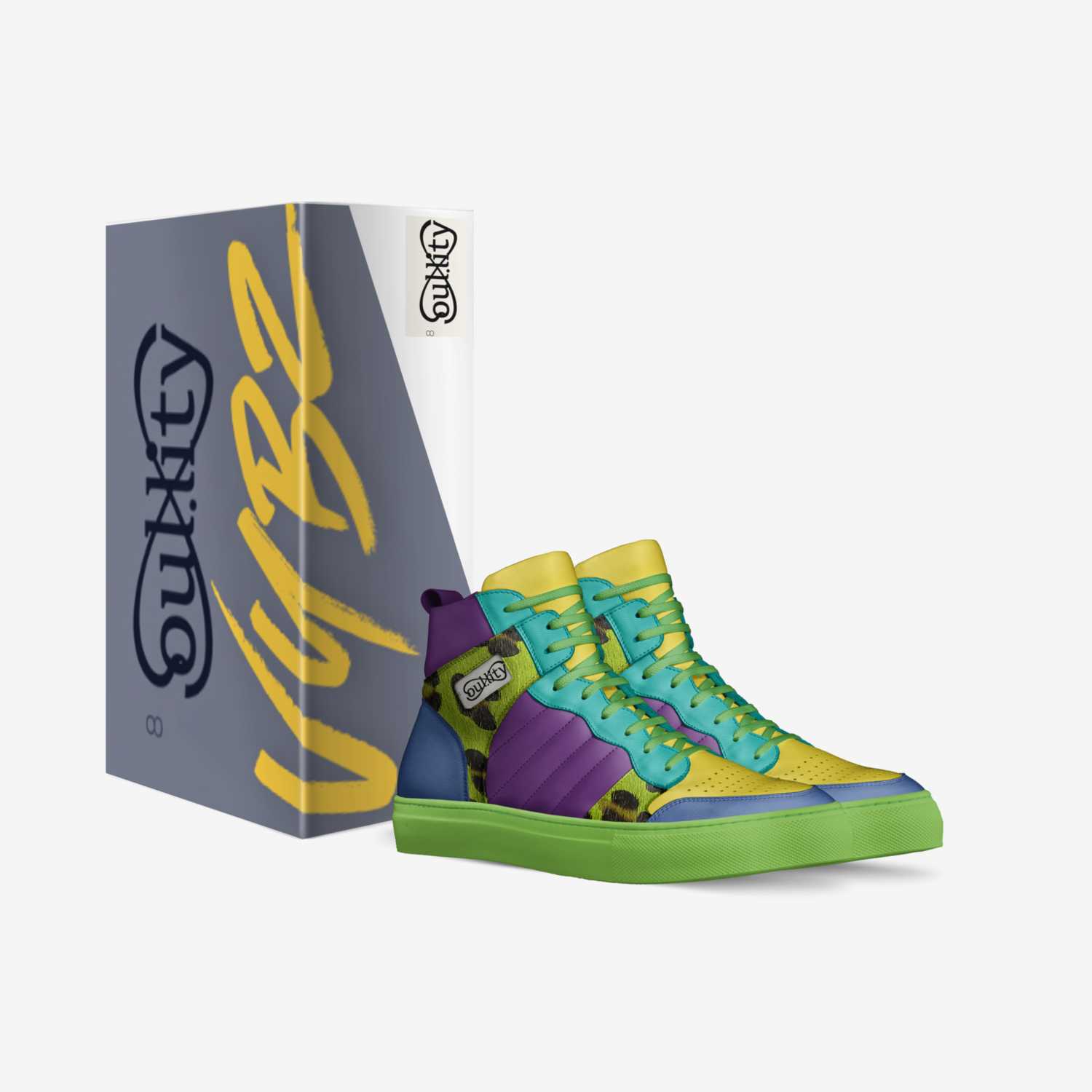 Vybz custom made in Italy shoes by Sheba Holly | Box view
