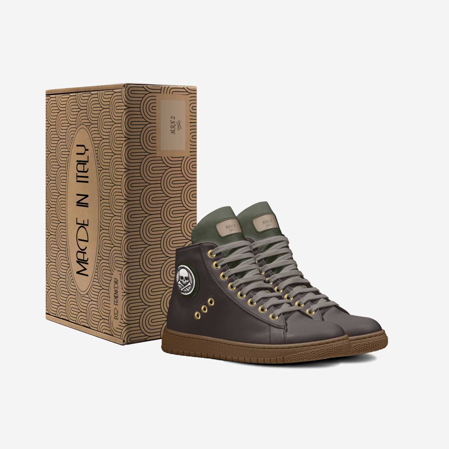 The Mo'NYA Brand custom made in Italy shoes by Monique Mcfarland | Box view