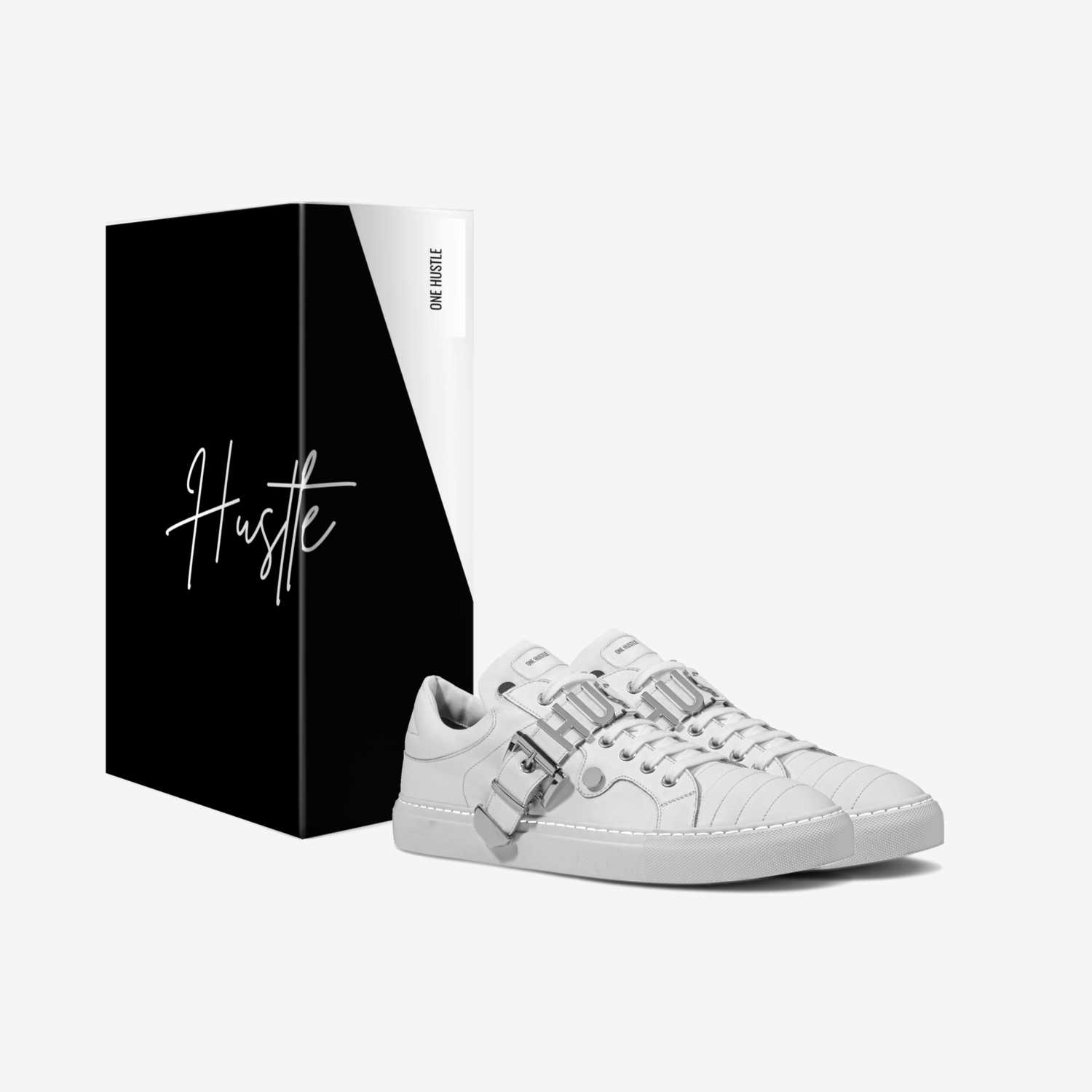 ONE HUSTLE  custom made in Italy shoes by Hersh White | Box view