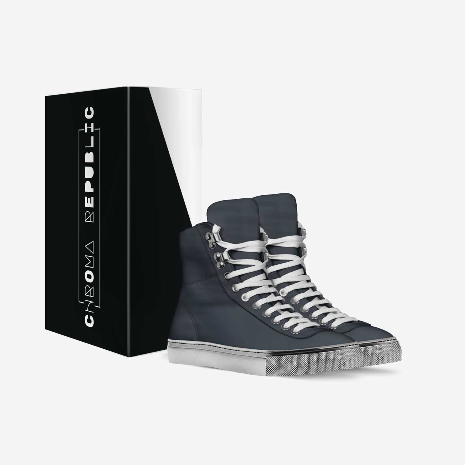 Chroma Republic  custom made in Italy shoes by Rosa E Lopez | Box view