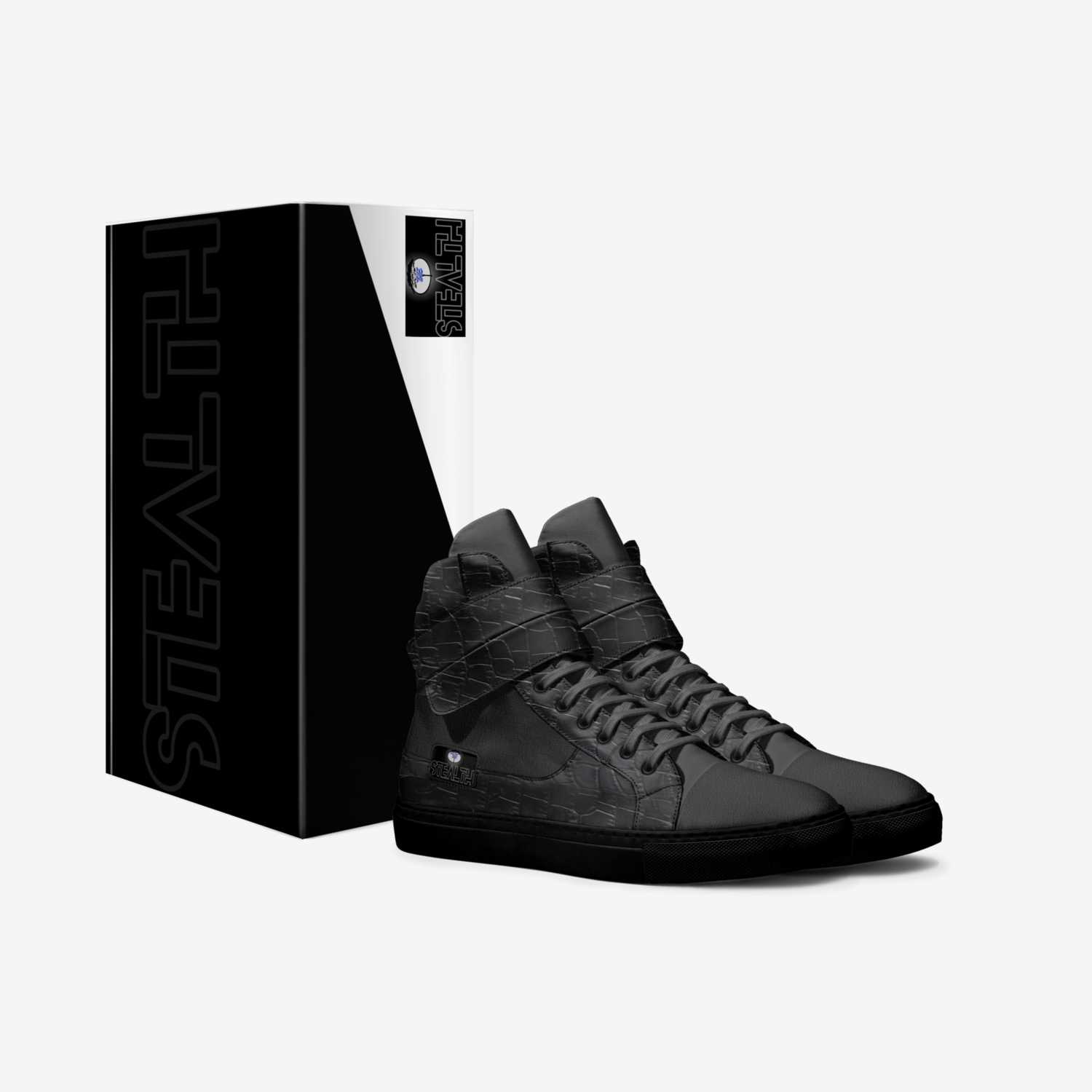 T.M.E Stealth custom made in Italy shoes by Cliff Moore | Box view
