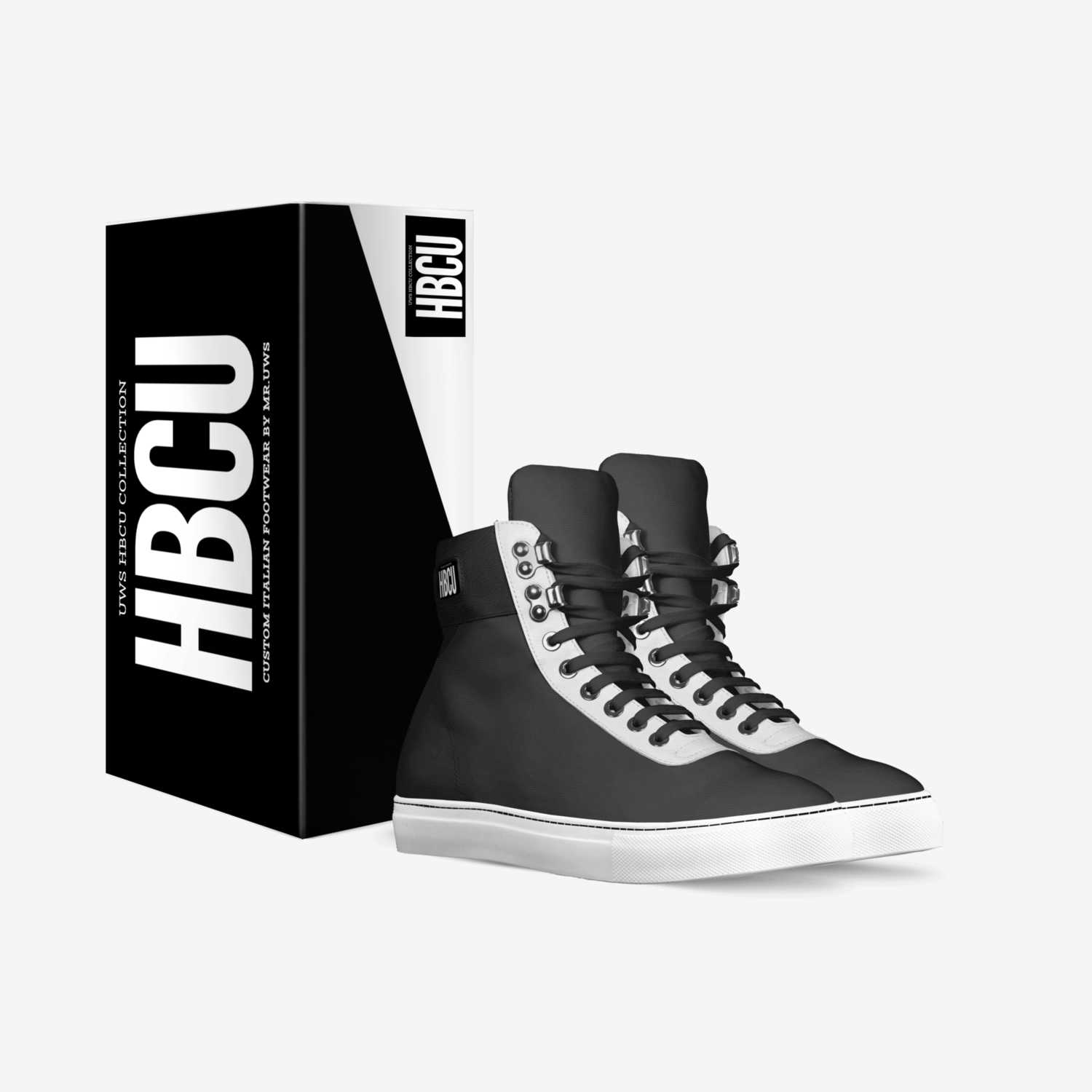 HBCU custom made in Italy shoes by Urbanwallstreet Earl | Box view