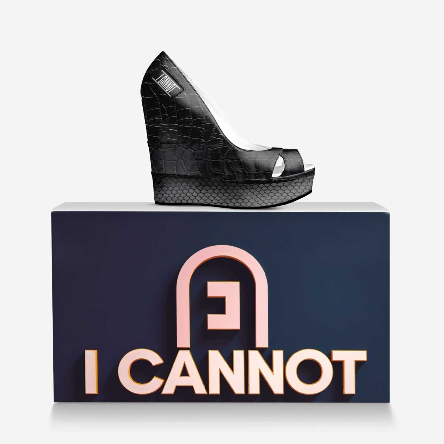I CANNOT custom made in Italy shoes by Chincia Kenner | Over box view