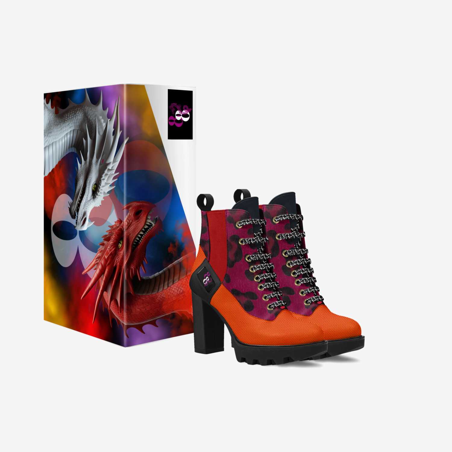 Zaida custom made in Italy shoes by Jasmine Mensah | Box view