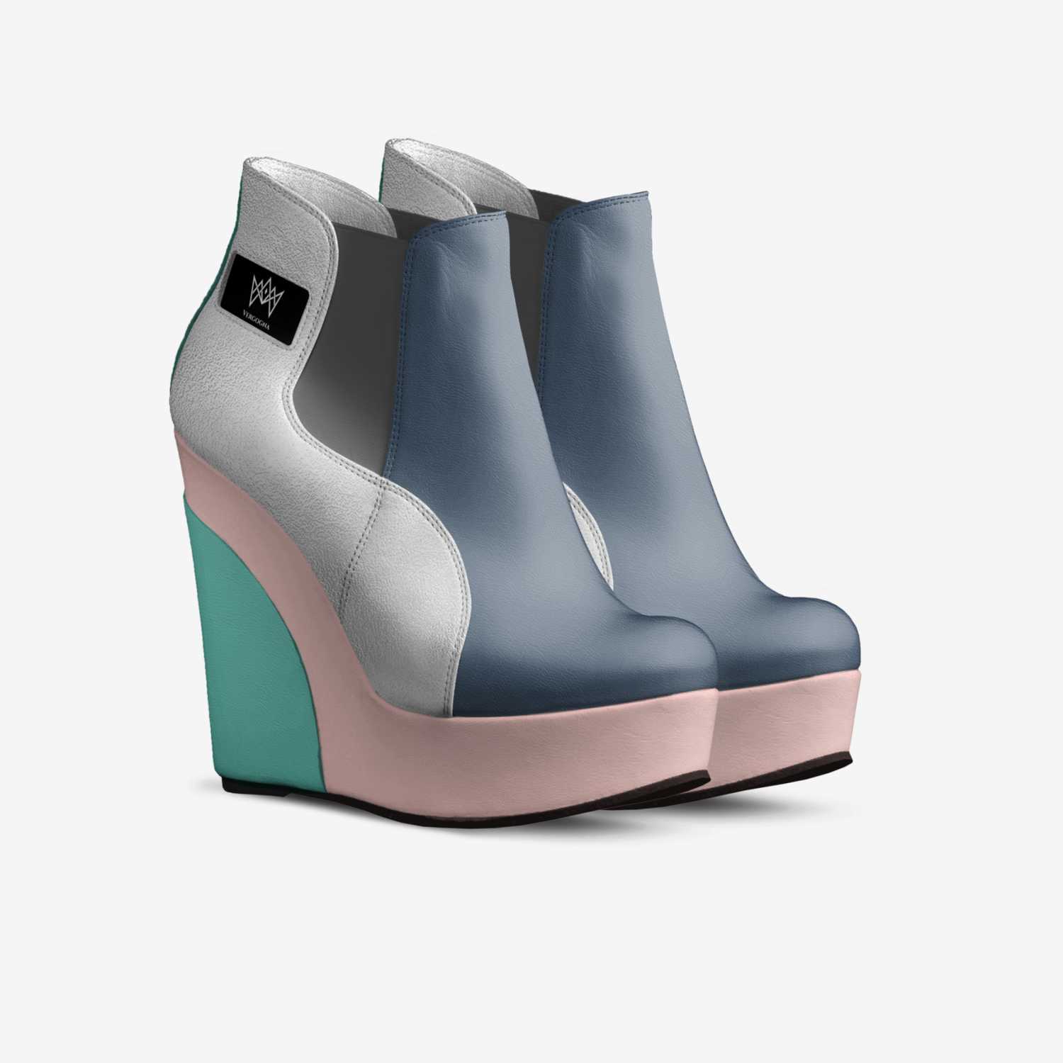 Capri custom made in Italy shoes by Laura Gandarillas | Double view