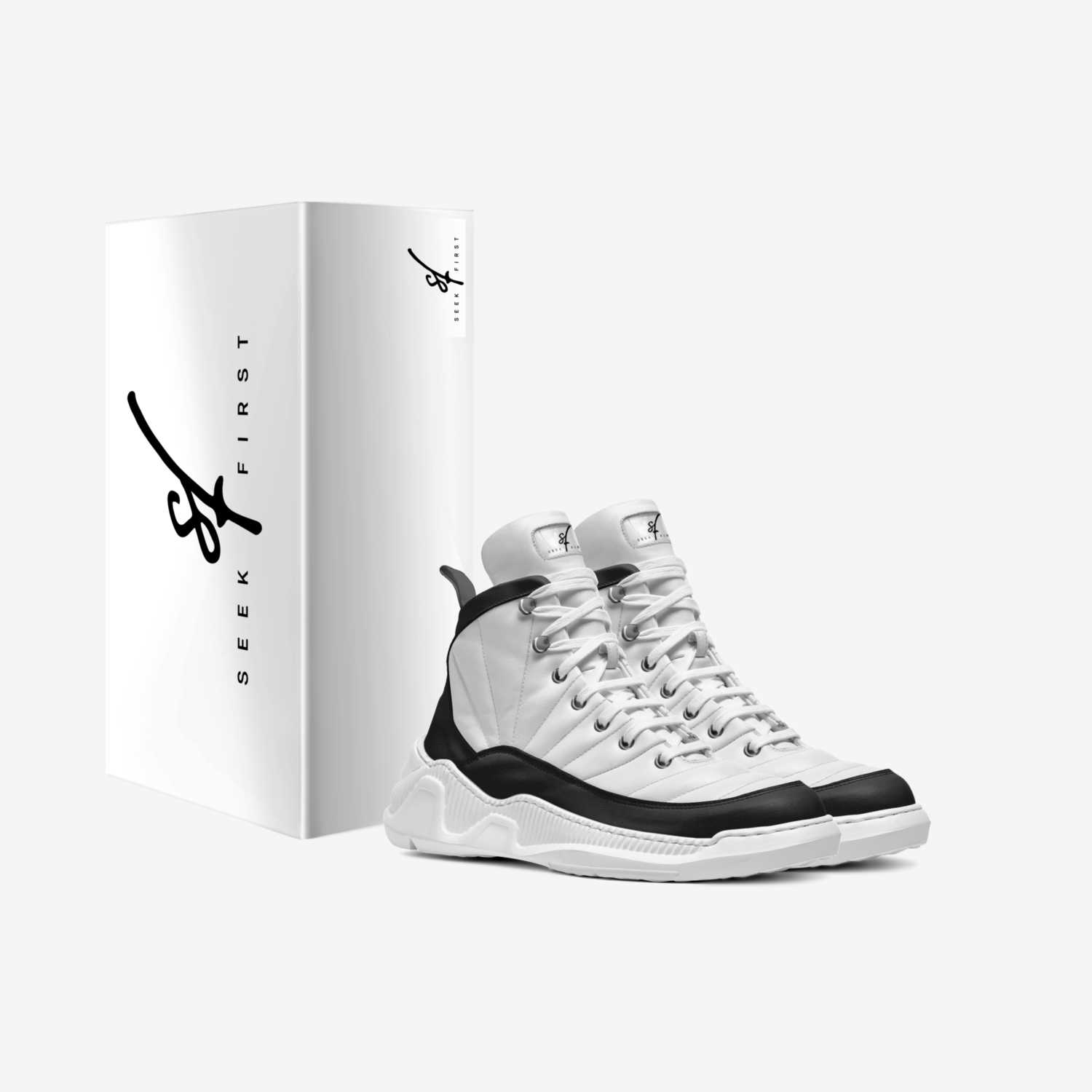 Seek First custom made in Italy shoes by Tyson James | Box view