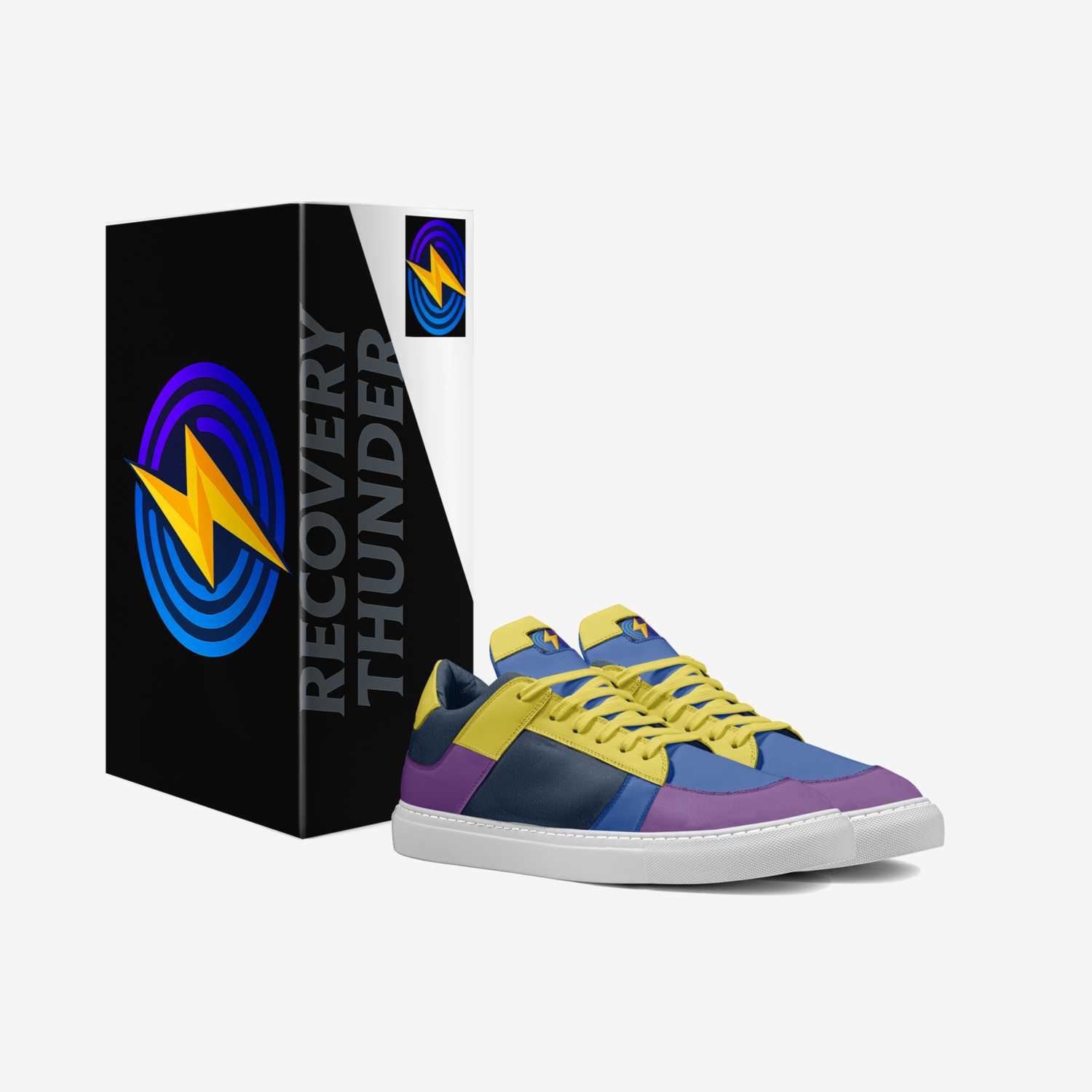 RECOVERY THUNDER custom made in Italy shoes by Mike Drake | Box view