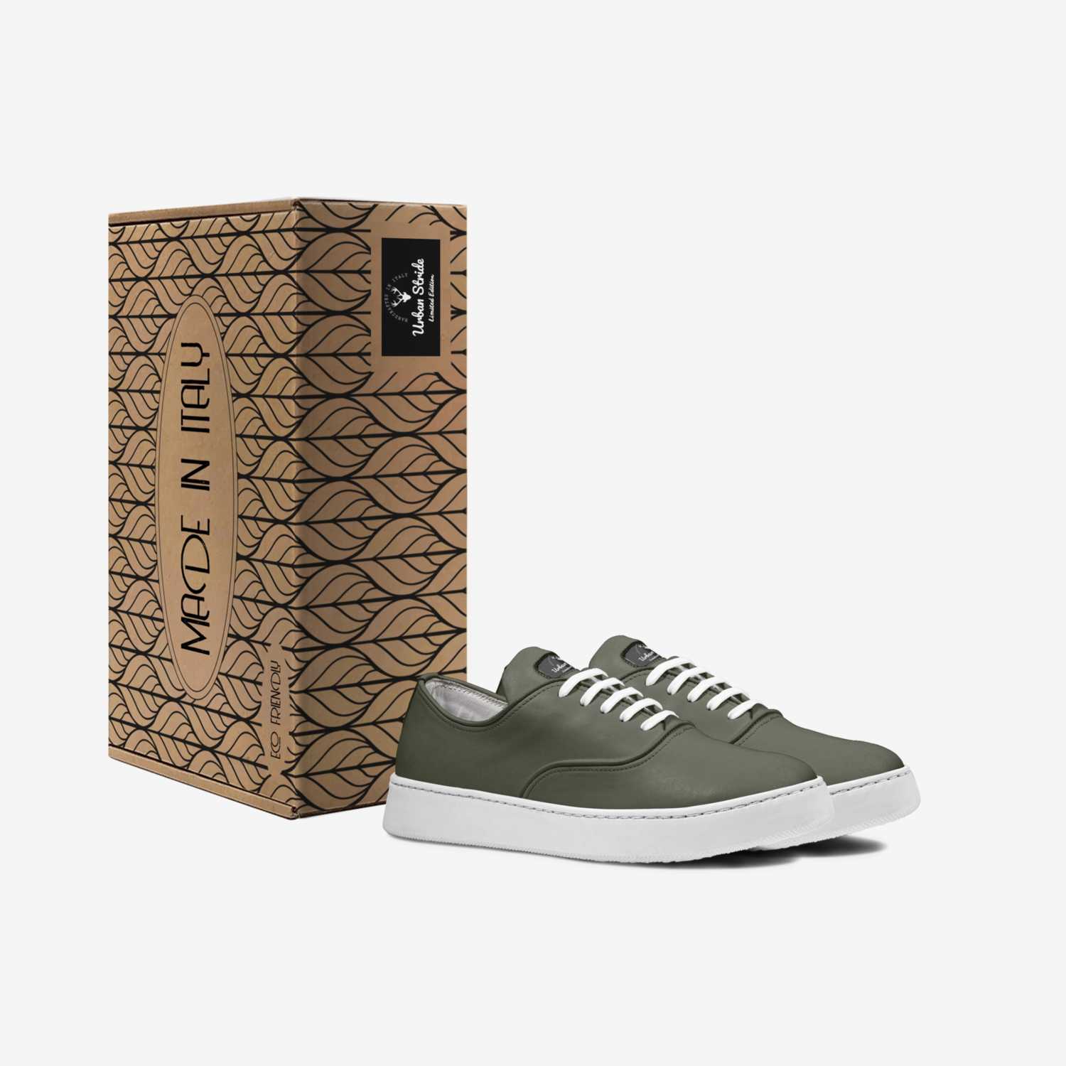 Urban Stride custom made in Italy shoes by Tristan Miller | Box view