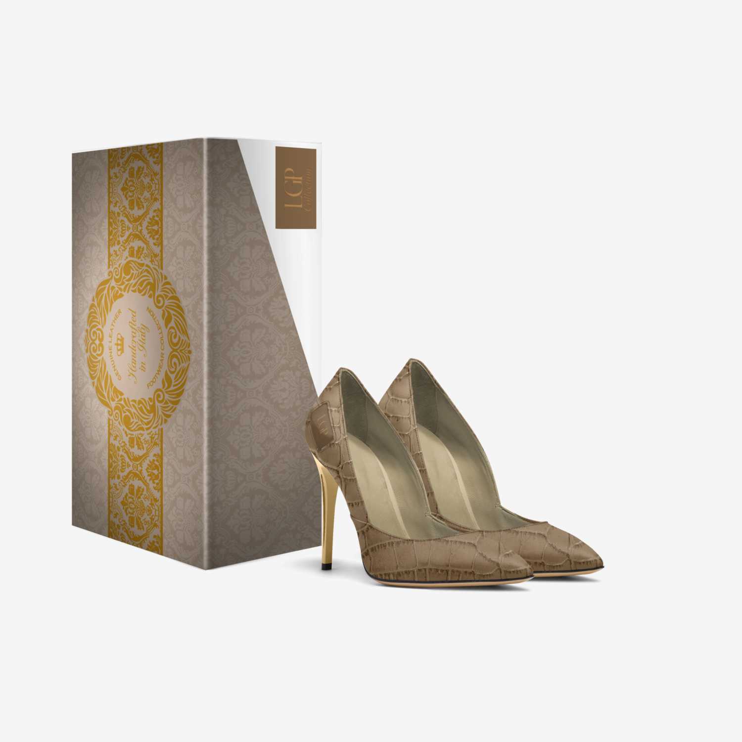 LGP Collection custom made in Italy shoes by Liene Greifane Pence | Box view