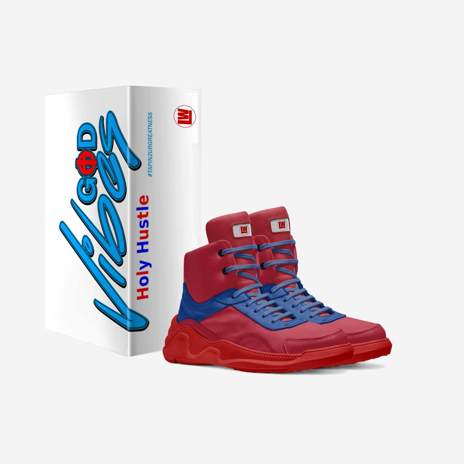 Holy Hustle custom made in Italy shoes by Clarence Kelly | Box view