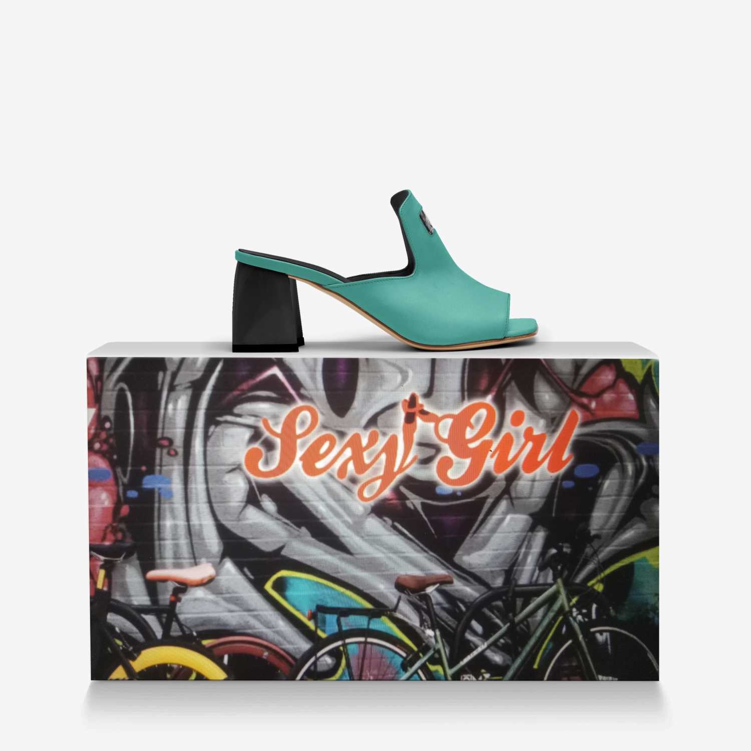 Sexy Girl Fashion  custom made in Italy shoes by Sher-vawn Robinson | Over box view