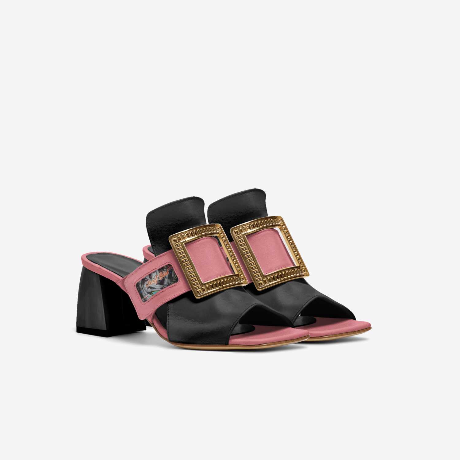 Sexy girl fashion  custom made in Italy shoes by Sher-vawn Robinson | Double view
