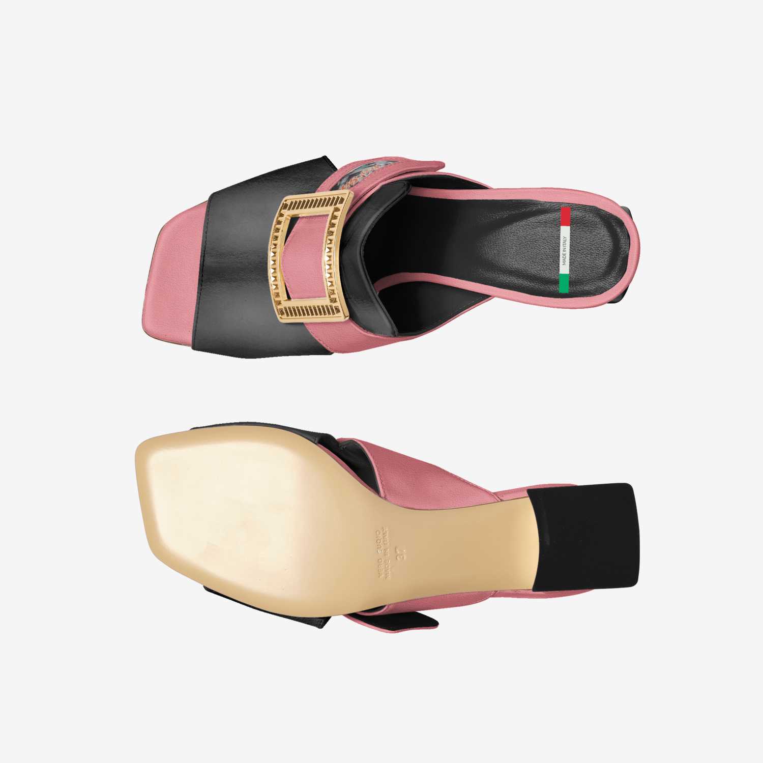 Sexy girl fashion  custom made in Italy shoes by Sher-vawn Robinson | Top view