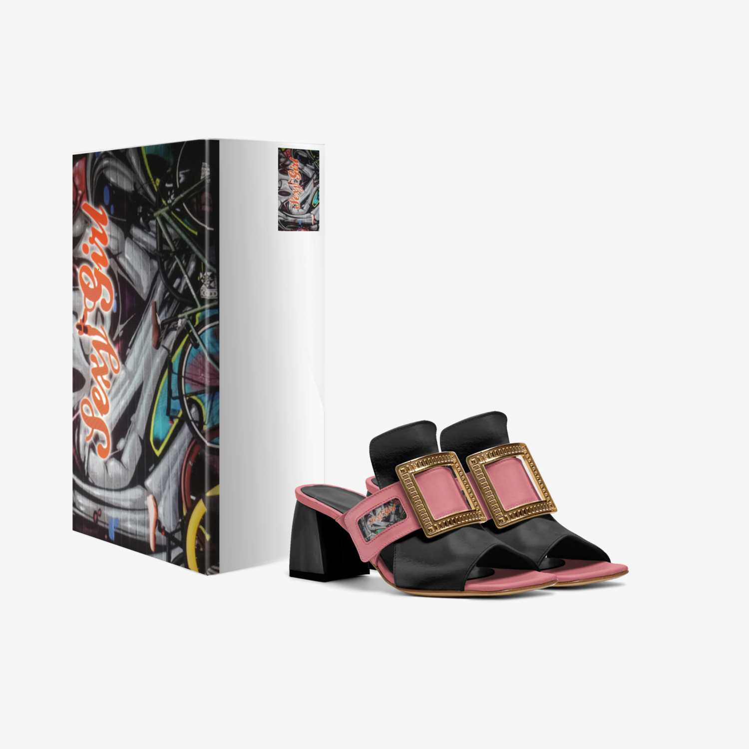 Sexy girl fashion  custom made in Italy shoes by Sher-vawn Robinson | Box view