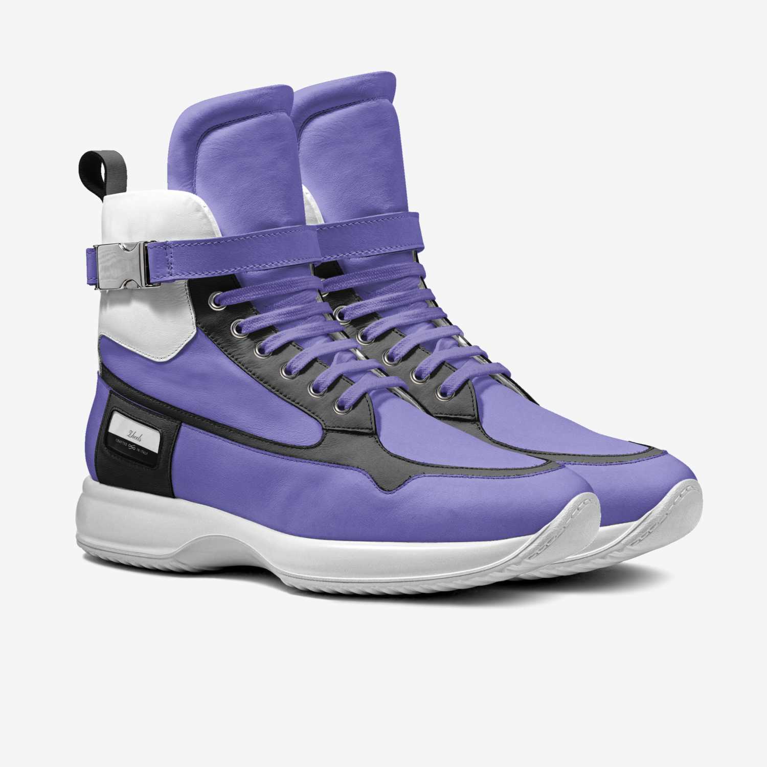 Zheels custom made in Italy shoes by Marcus Len Francis Davis | Double view