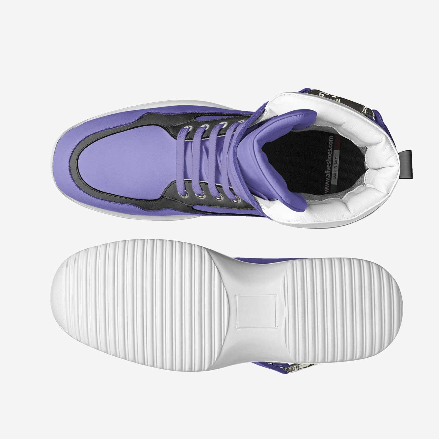 Zheels custom made in Italy shoes by Marcus Len Francis Davis | Top view