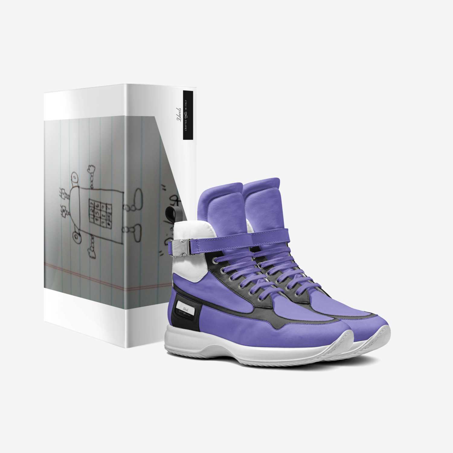 Zheels custom made in Italy shoes by Marcus Len Francis Davis | Box view