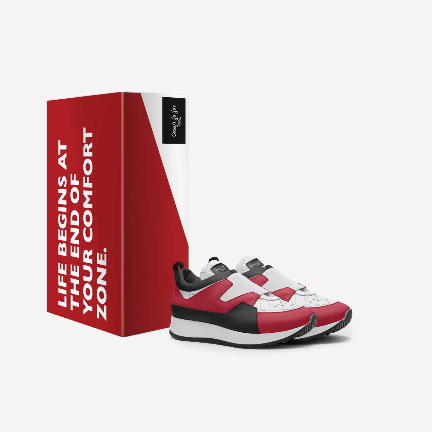 Cozey's Jo Jo's custom made in Italy shoes by Juawana Holmes | Box view