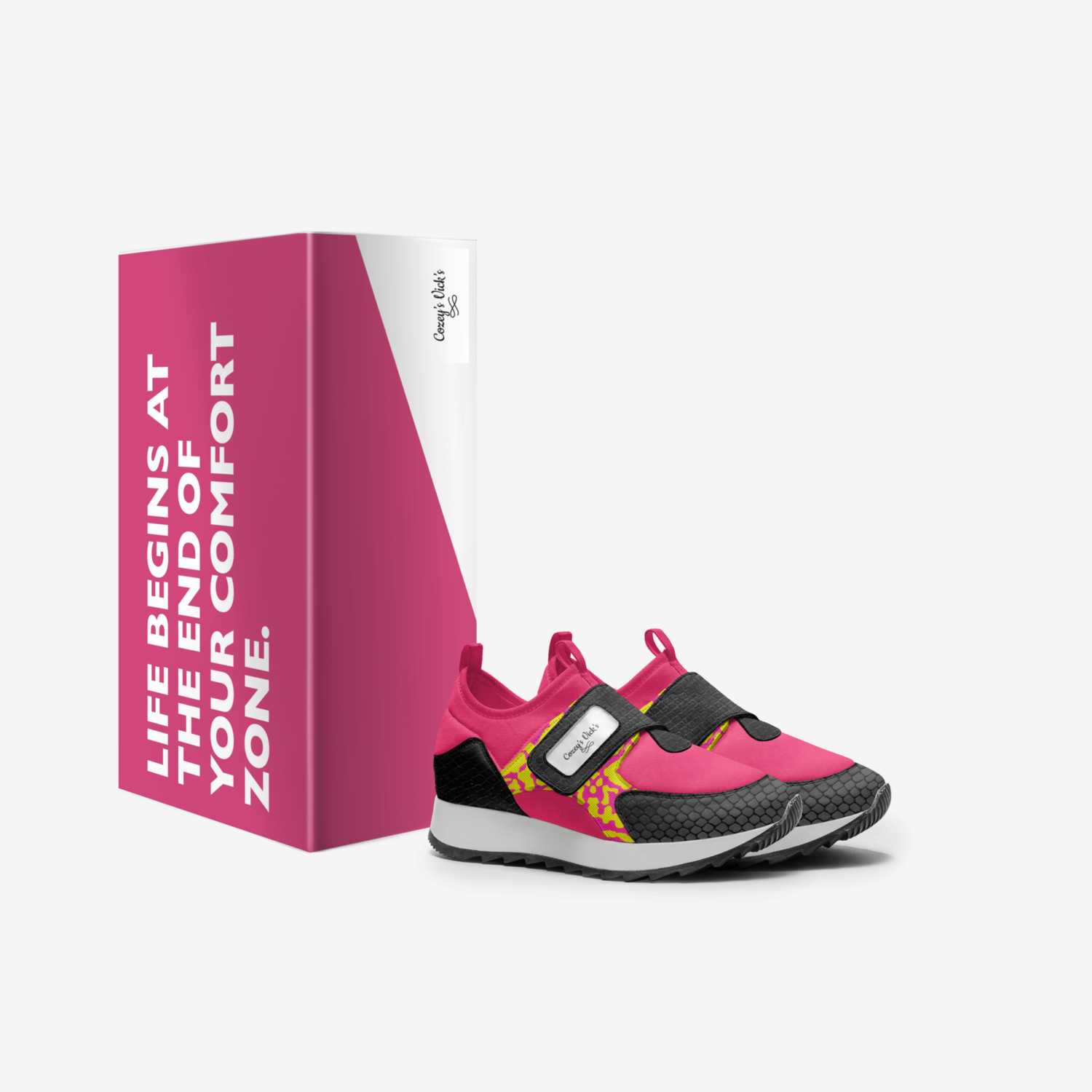 Cozey's Vick's custom made in Italy shoes by Juawana Holmes | Box view