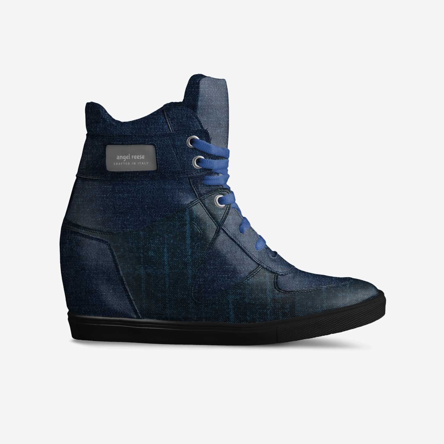 angel reese custom made in Italy shoes by Ny-leeka Jackson | Side view