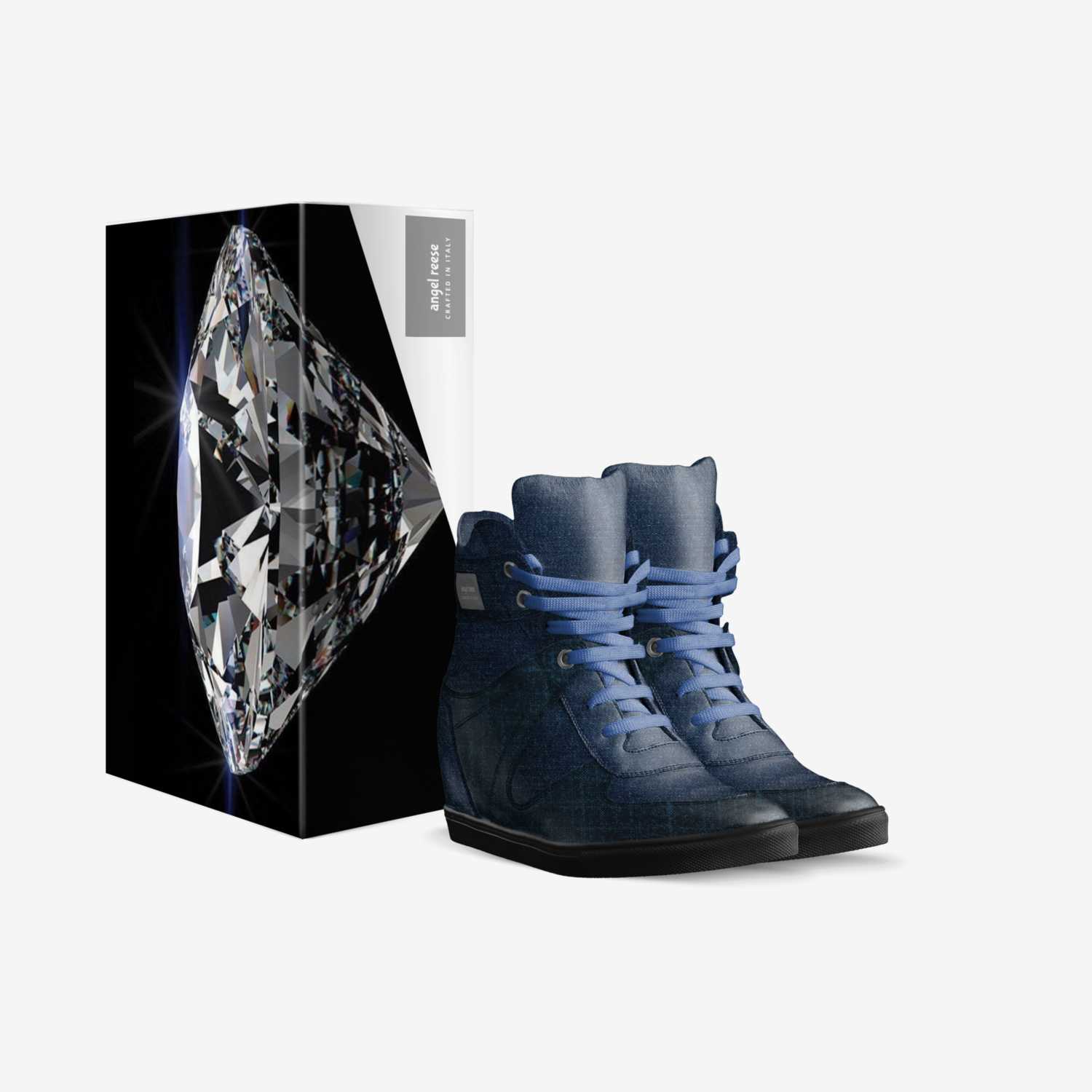 angel reese custom made in Italy shoes by Ny-leeka Jackson | Box view