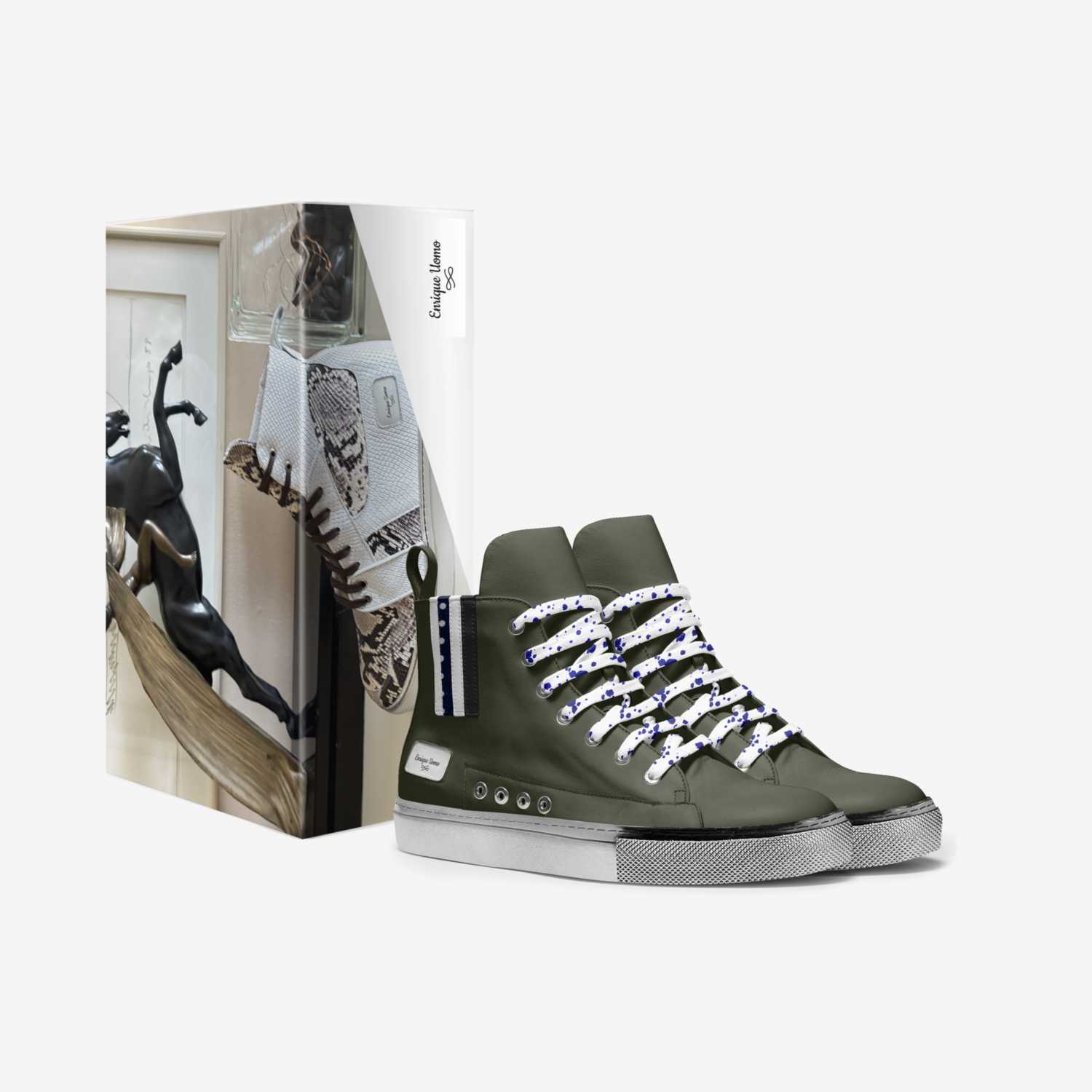 Enrique Uomo  custom made in Italy shoes by Enrique Constante | Box view
