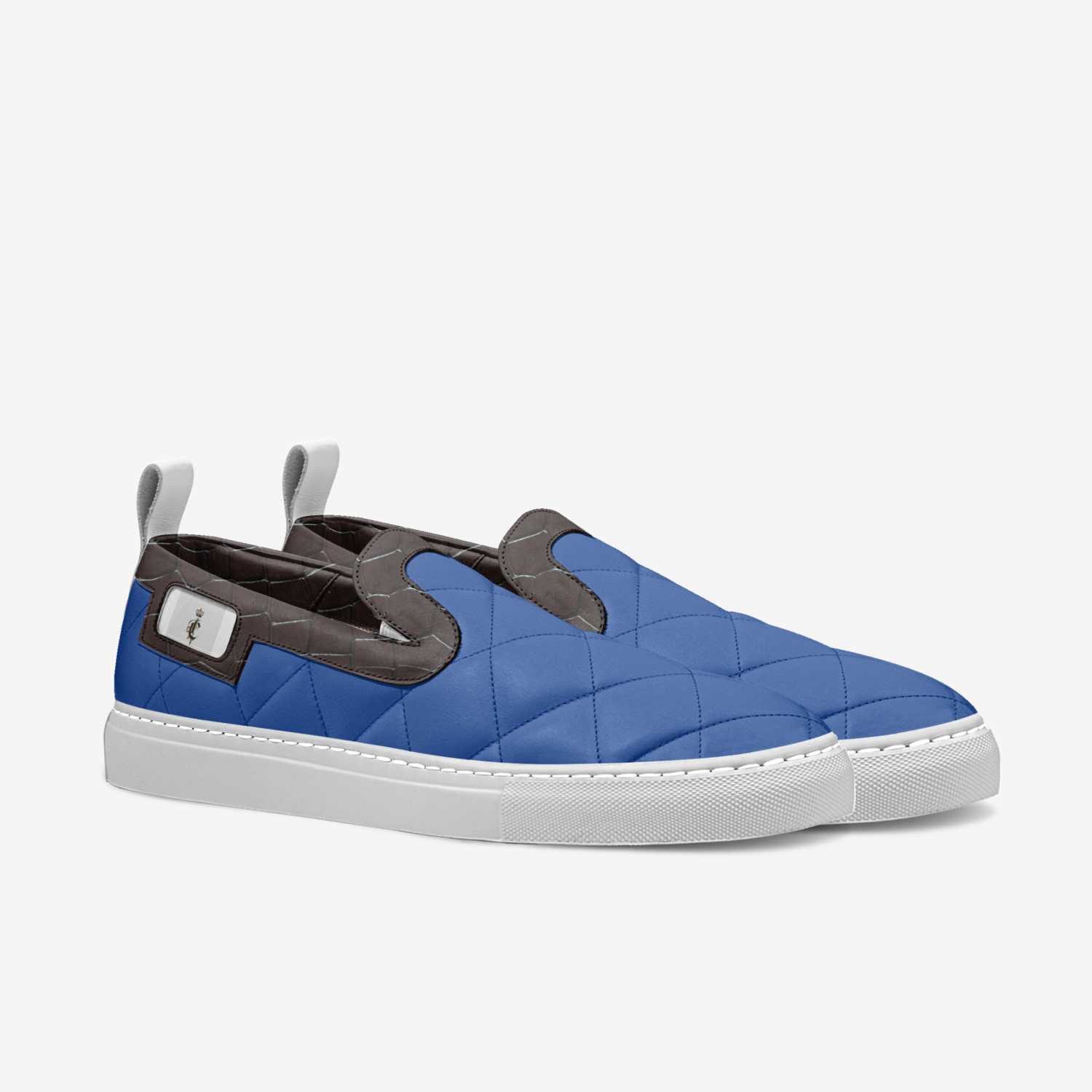 Blue Drift custom made in Italy shoes by Clarence Kelly | Double view