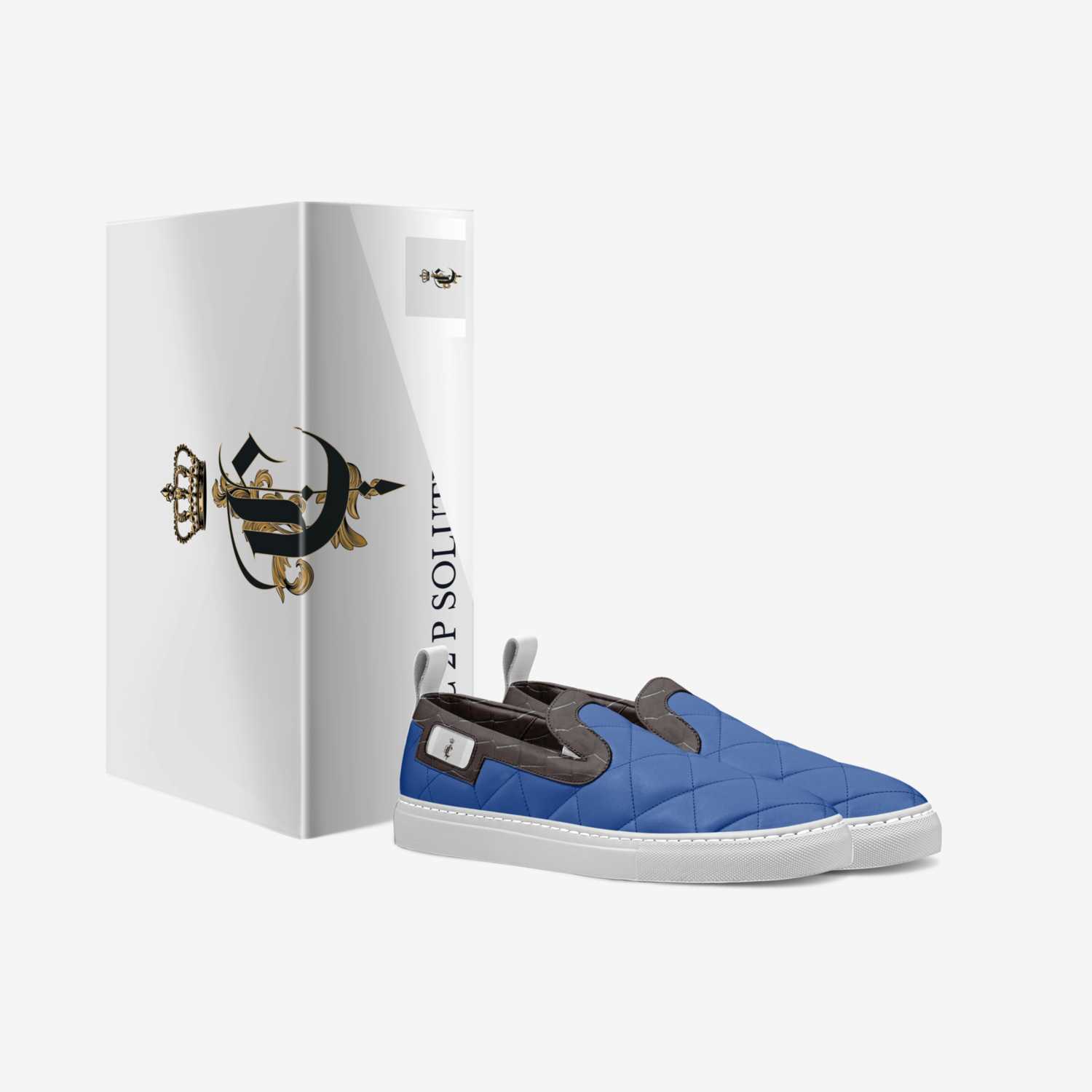Blue Drift custom made in Italy shoes by Clarence Kelly | Box view