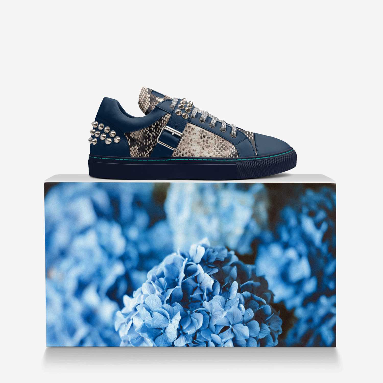 R2B2 custom made in Italy shoes by Robert Bailey | Over box view