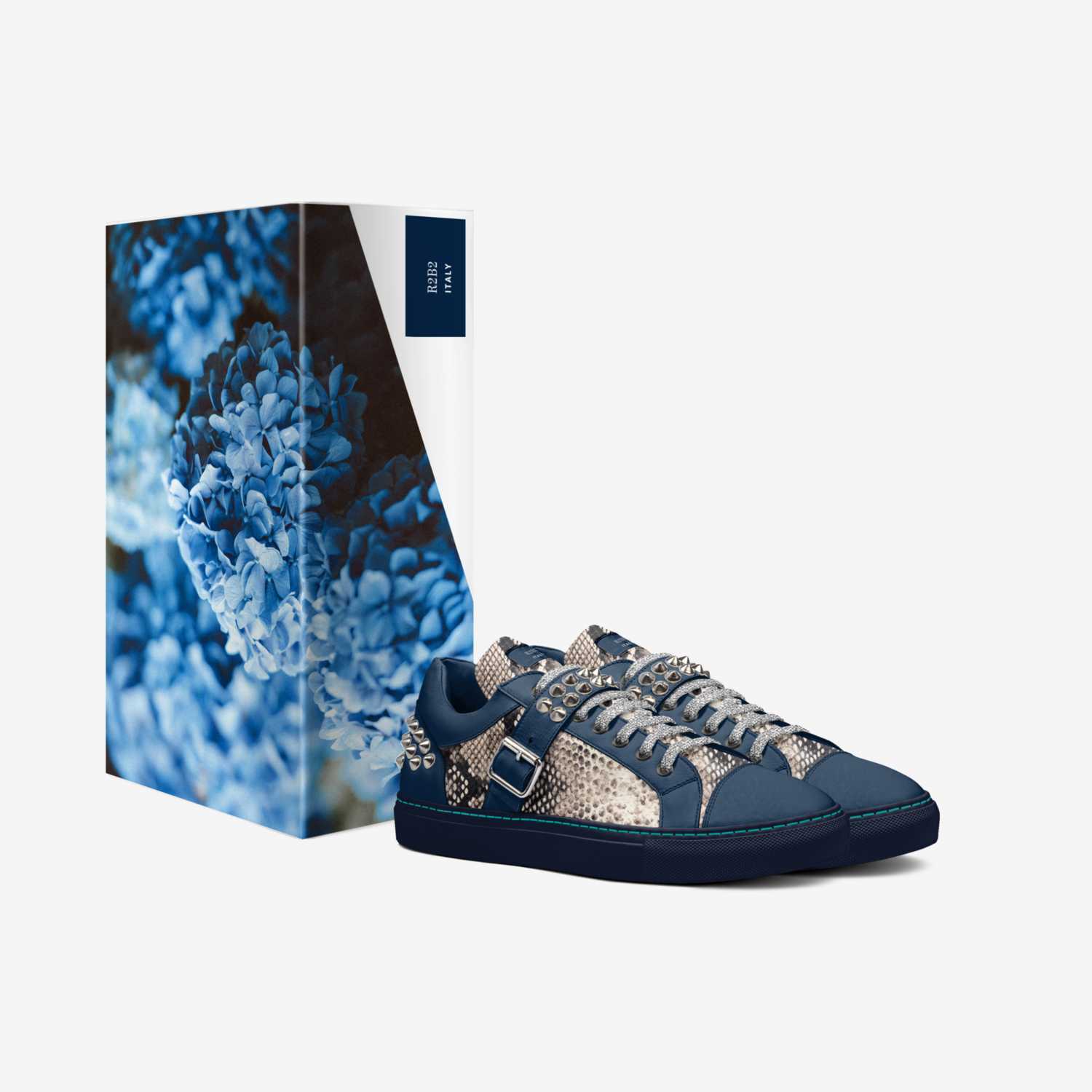 R2B2 custom made in Italy shoes by Robert Bailey | Box view