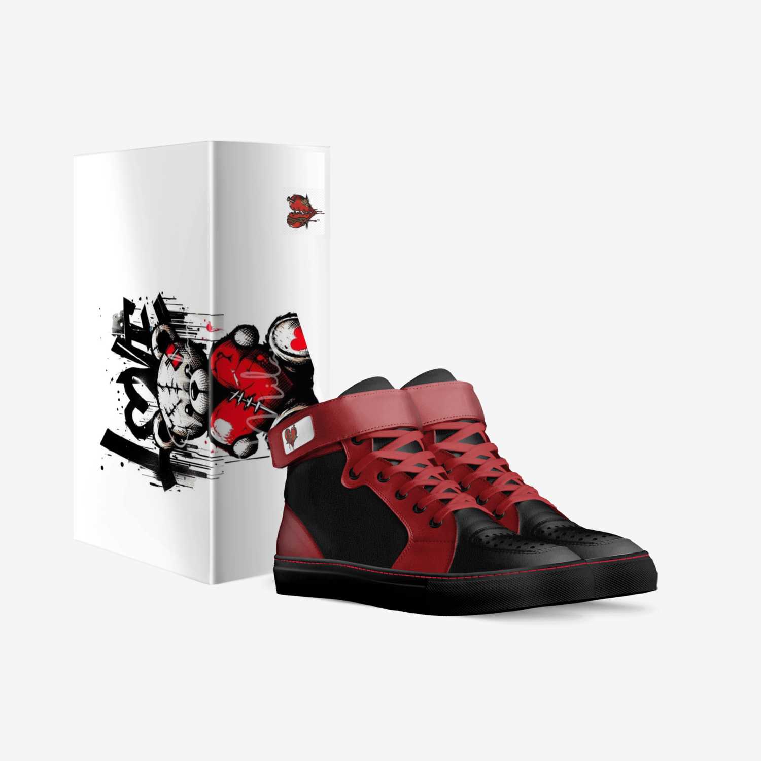 Cherries custom made in Italy shoes by Joshua Tarell Williams | Box view