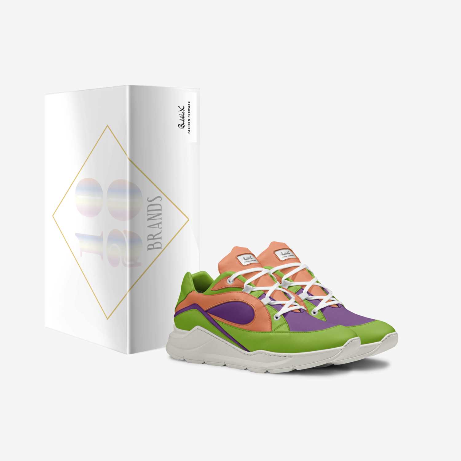 BubbleX custom made in Italy shoes by Karnisha Smith | Box view