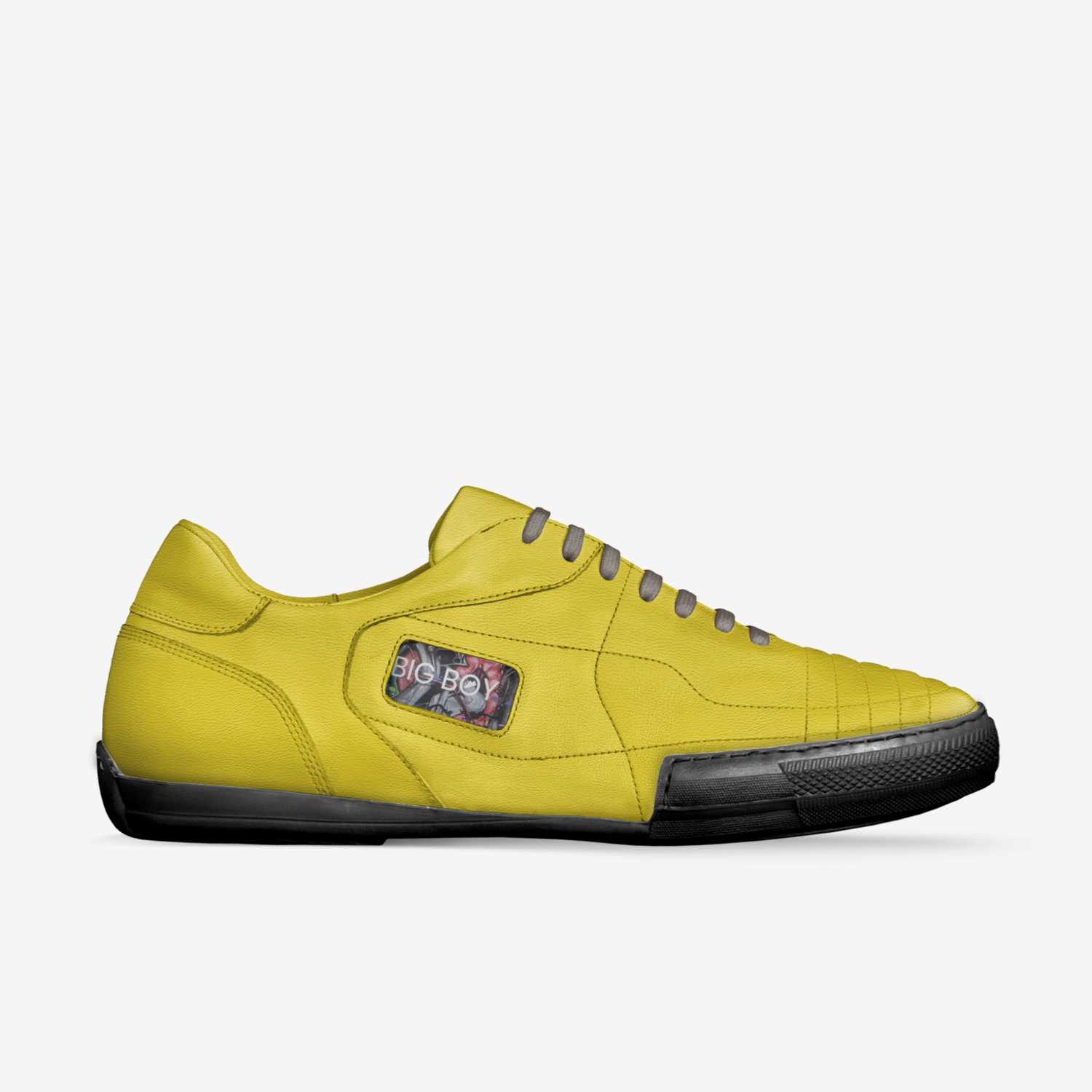 Big Boy Sneakers  custom made in Italy shoes by Sher-vawn Robinson | Side view