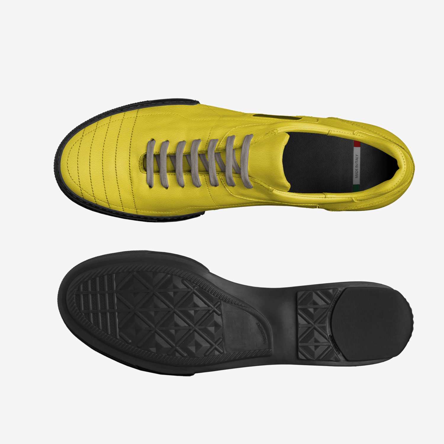 Big Boy Sneakers  custom made in Italy shoes by Sher-vawn Robinson | Top view