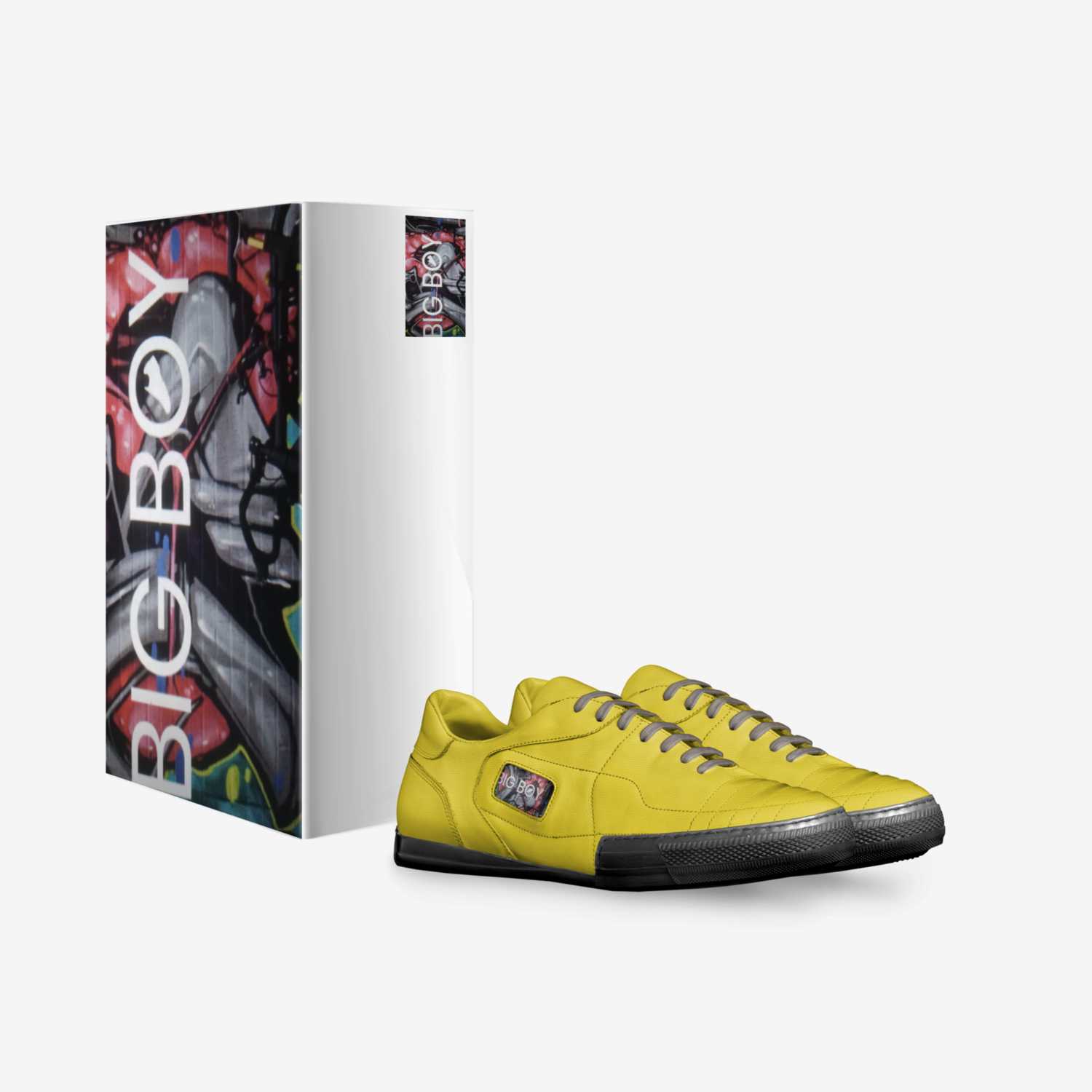 Big Boy Sneakers  custom made in Italy shoes by Sher-vawn Robinson | Box view