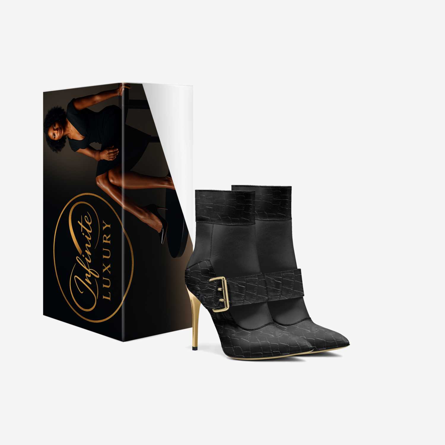 NIGHT OUT CROC custom made in Italy shoes by Curtis Robinson | Box view