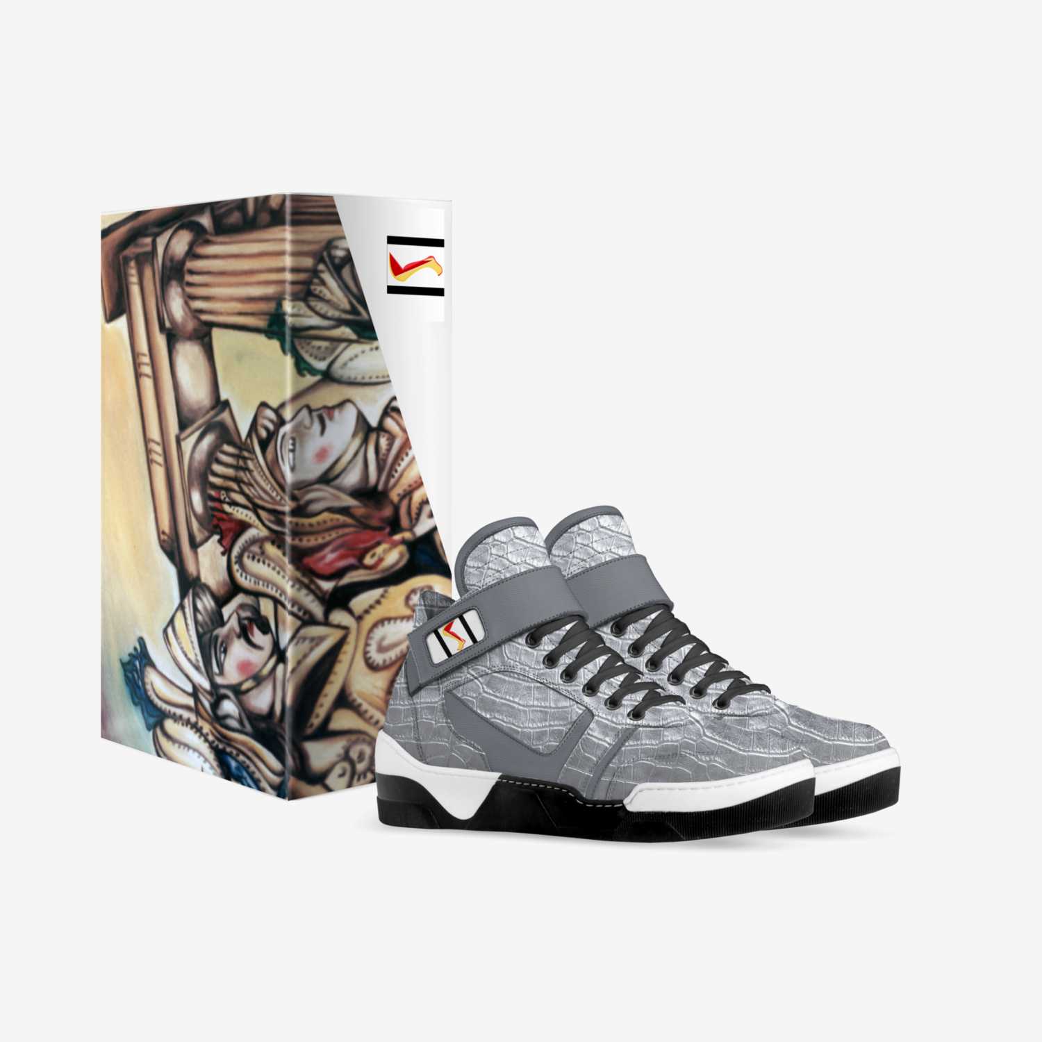 Gambino Crest custom made in Italy shoes by Xavier Gambino | Box view
