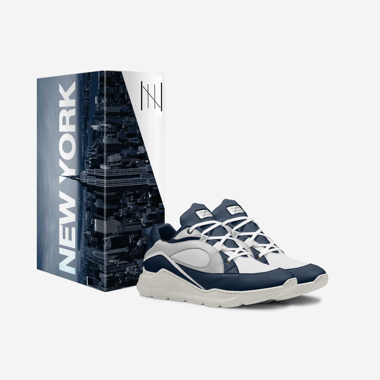 Lines NY Love custom made in Italy shoes by Steven Lopez | Box view
